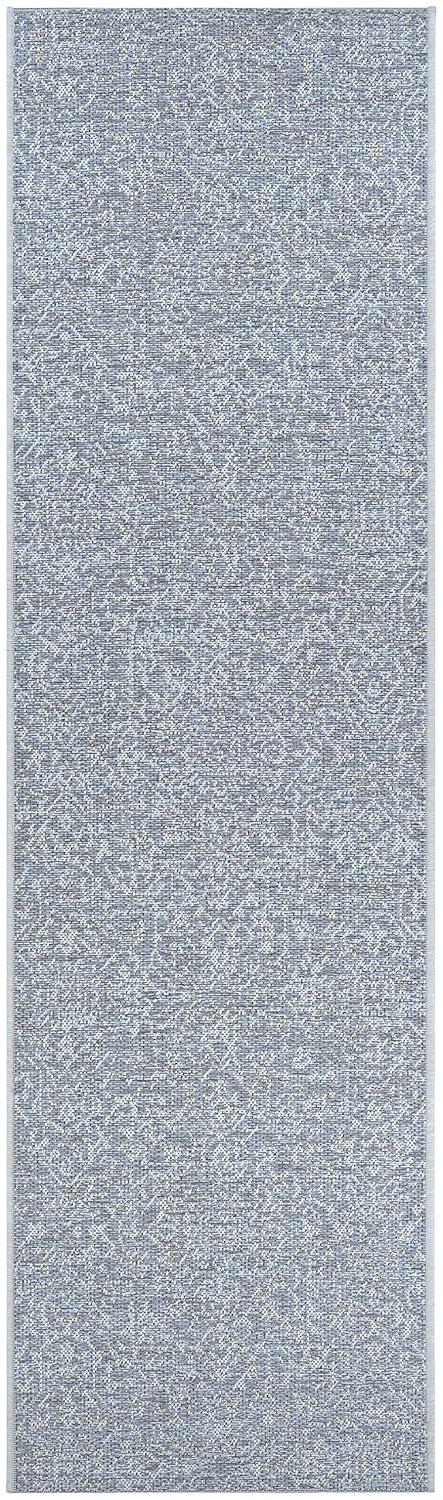 Couristan Monte Carlo Palmette Indoor/Outdoor Area Rug, 2'3" x 11'9" Runner, Grey-Ivory