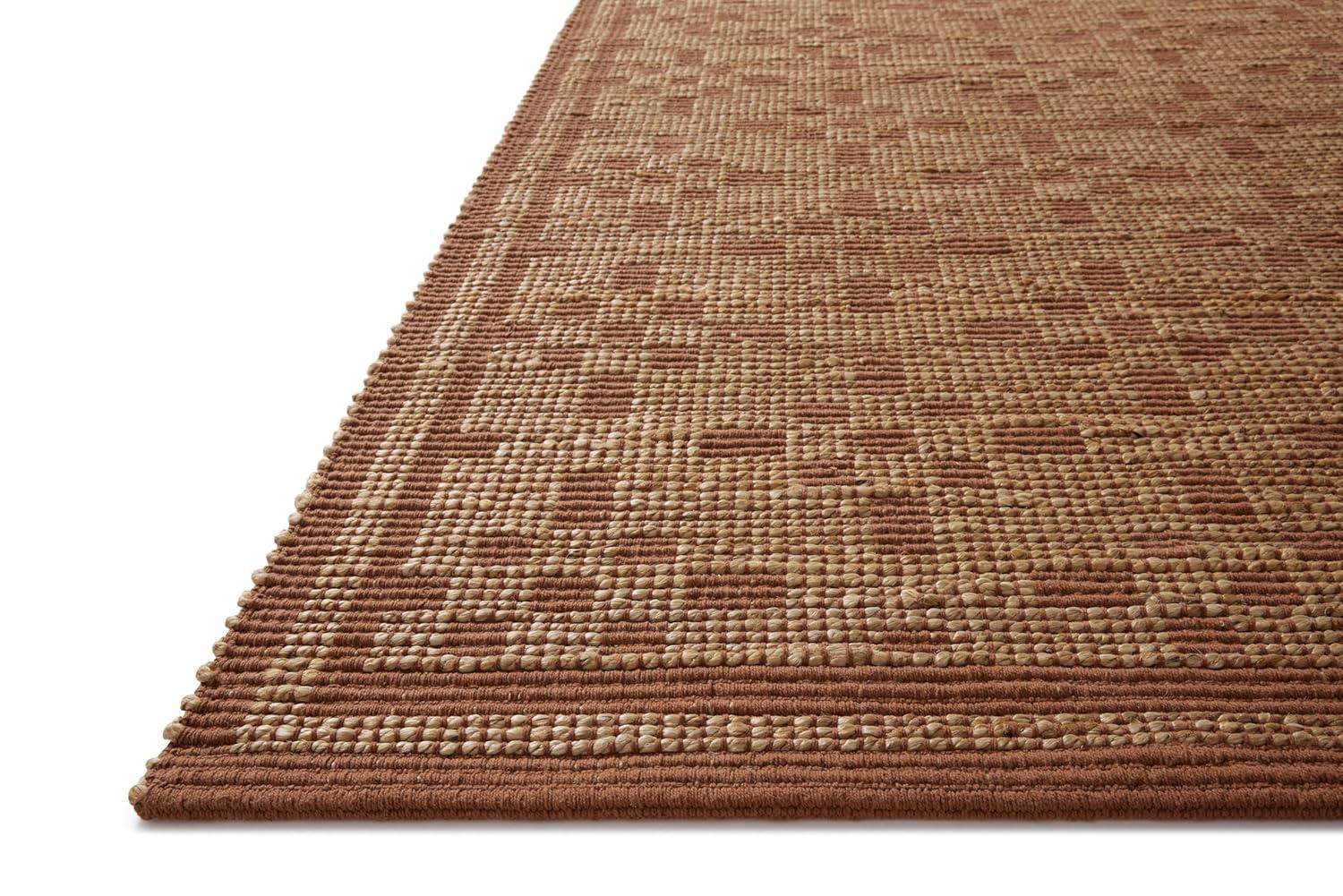 Judy II Jute-Blend Rug by Chris Loves Julia x Loloi - Natural and Spice / 8'6" x 11'6"