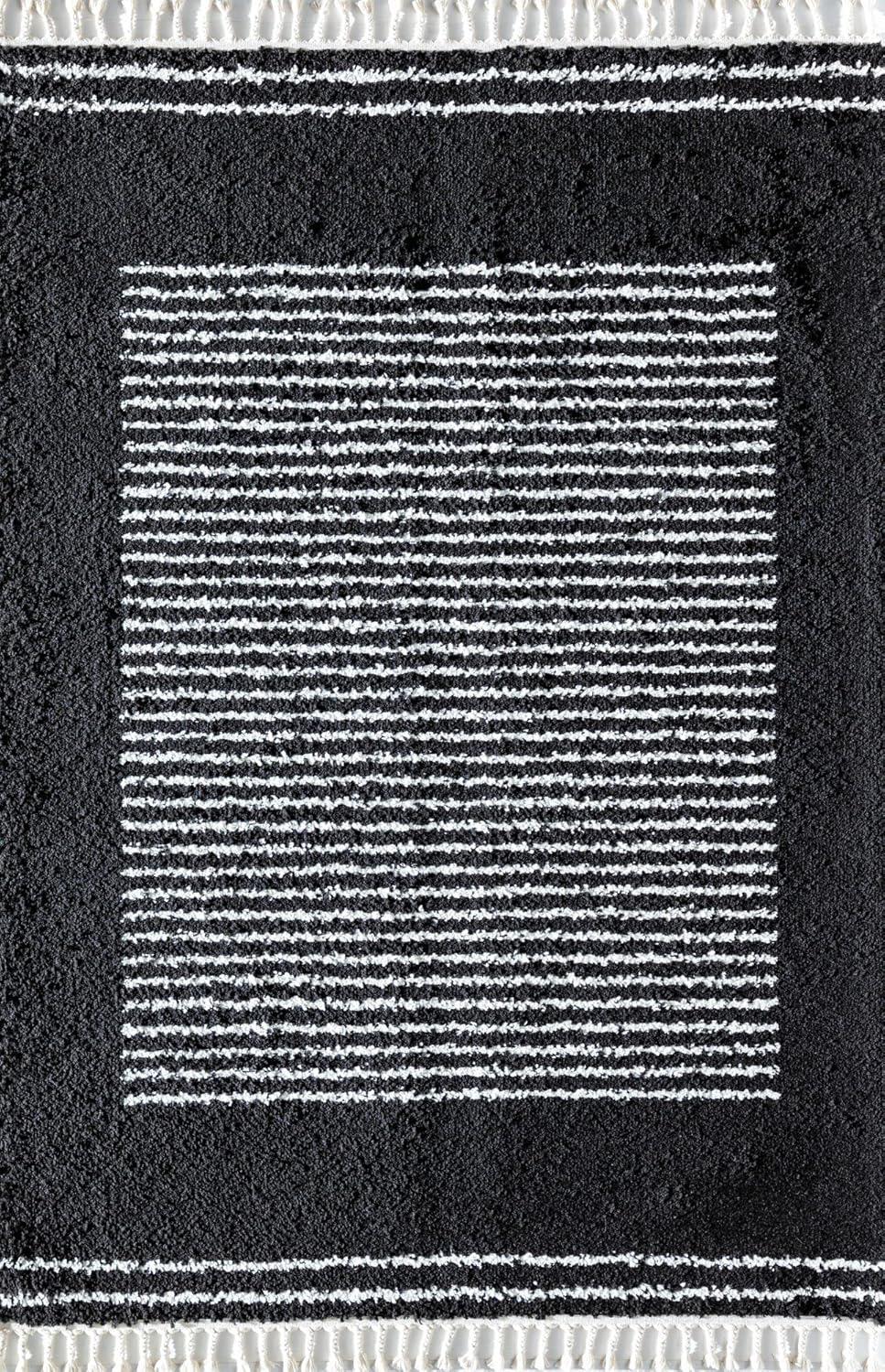 Colletti Bennett Modern Ebony Twilight Area Rug