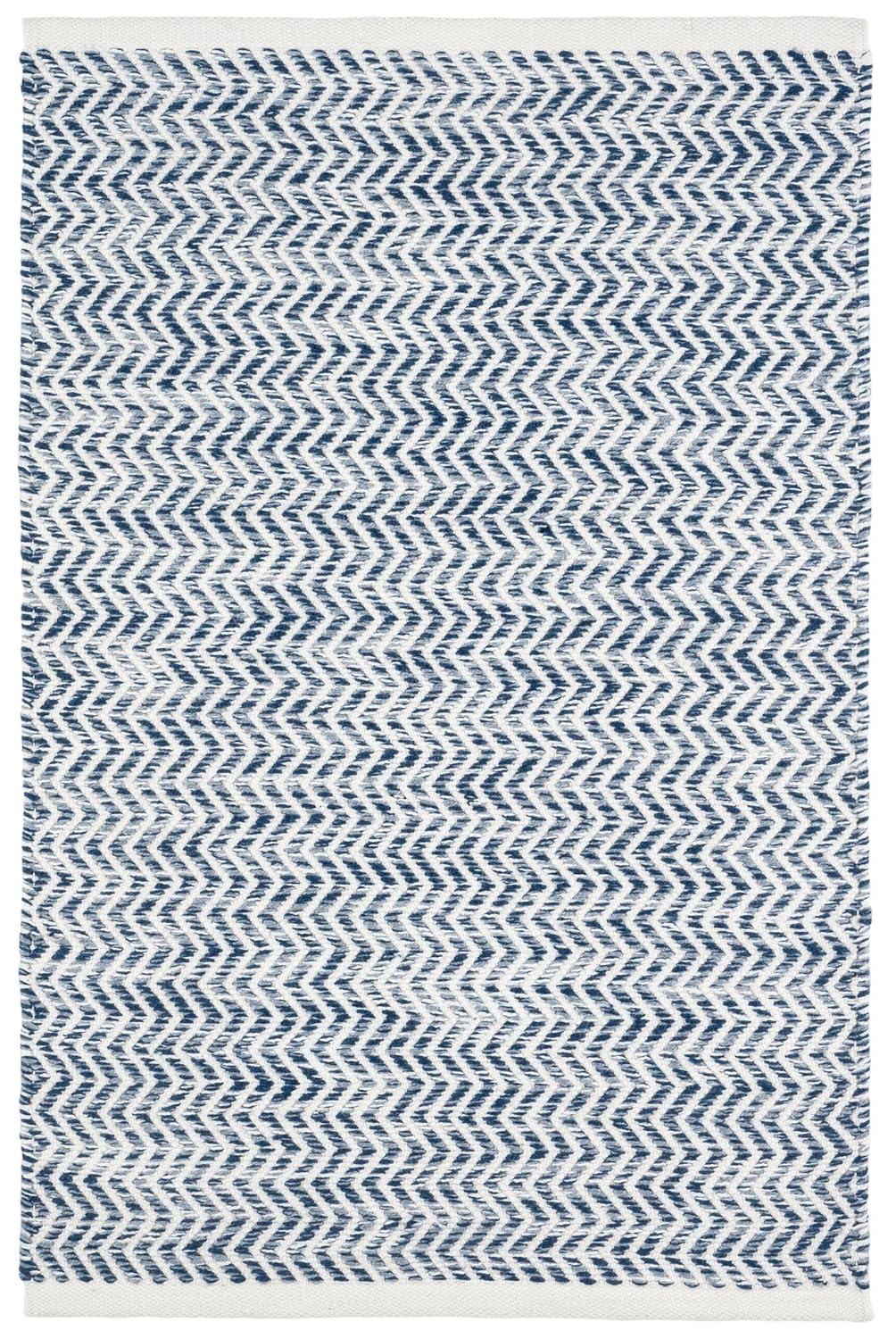Coastal Blue Handwoven Indoor/Outdoor Rug