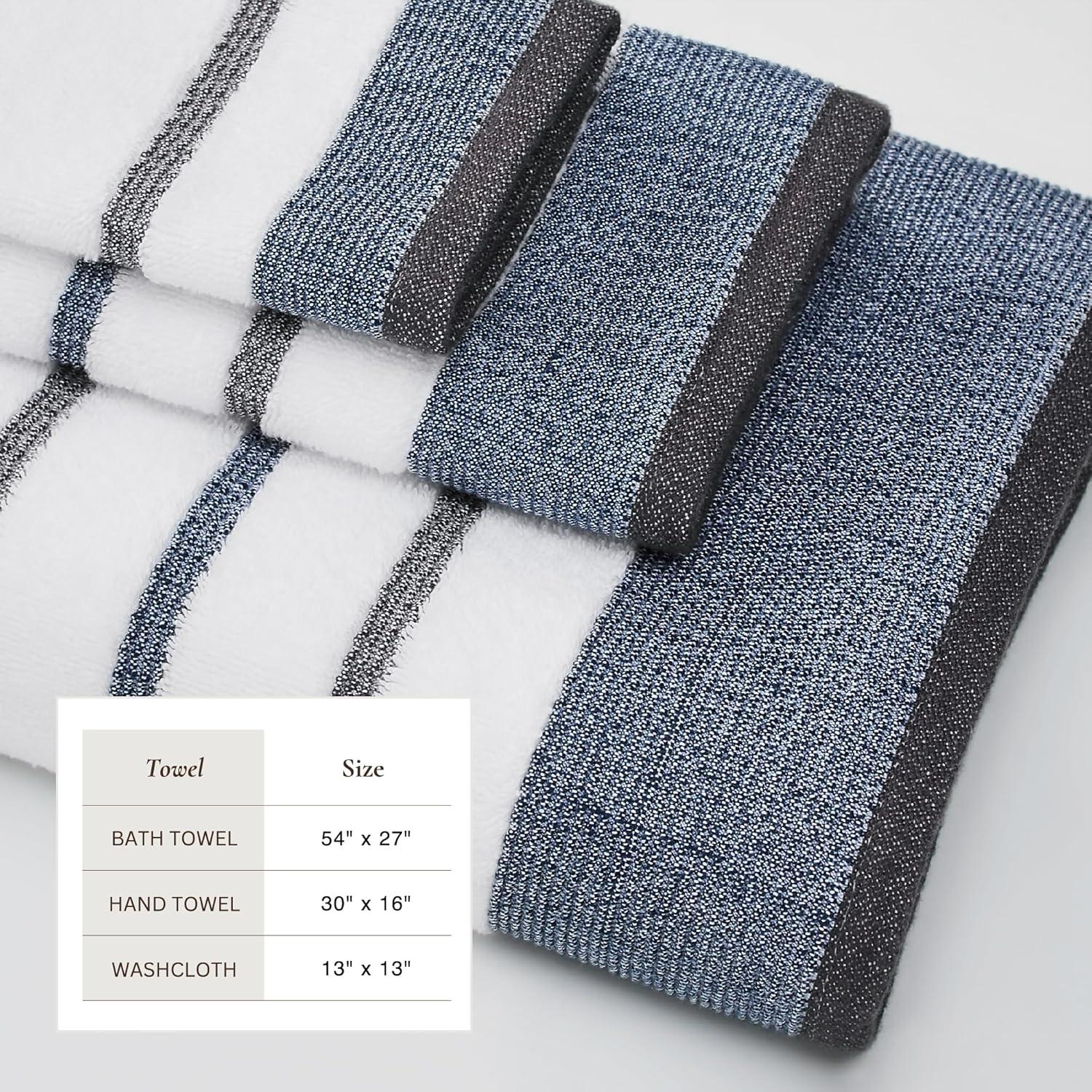 FreshFolds Cotton Blend Decorative 6-Piece Towel Set