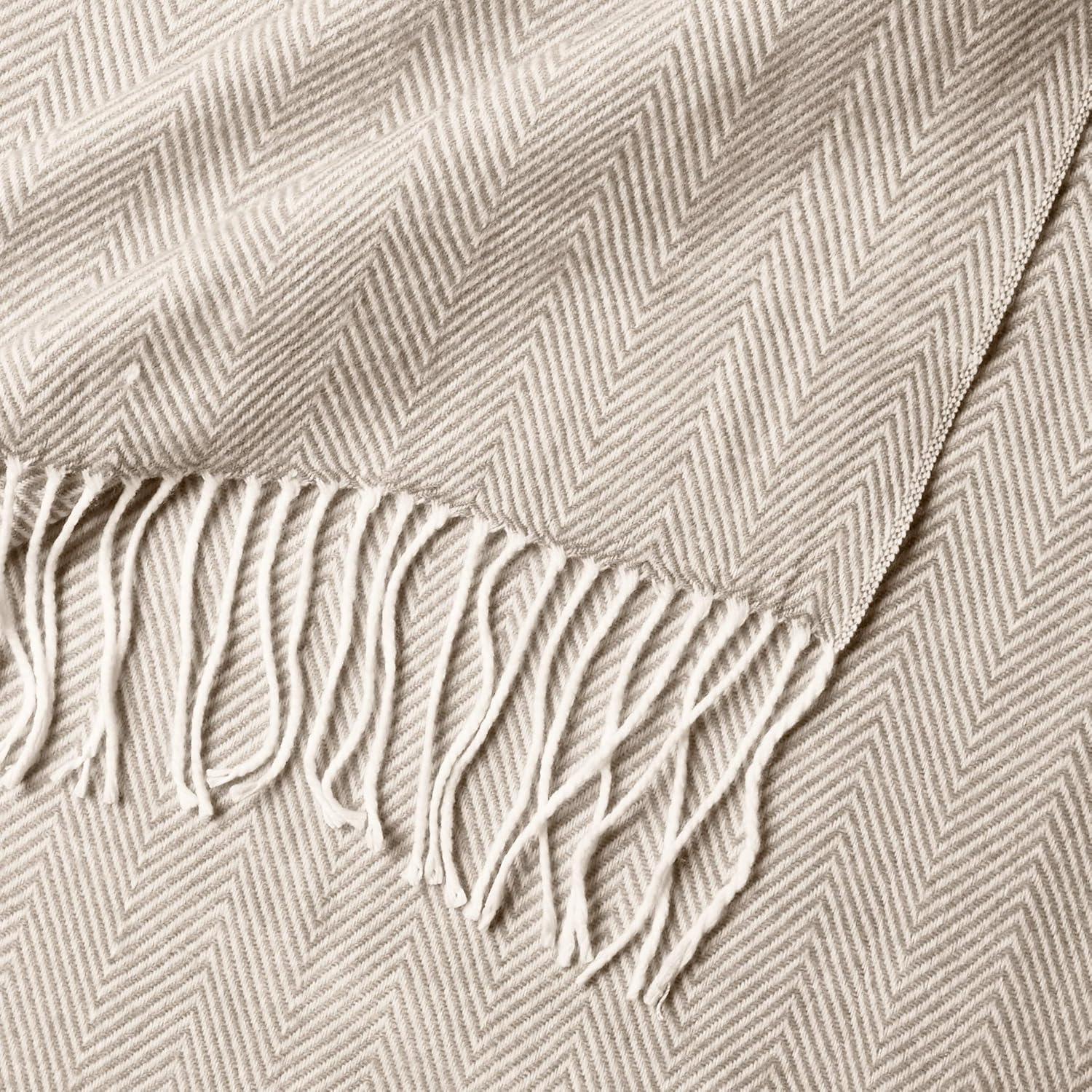 Saro Sevan Collection Hand Woven Throw Blanket