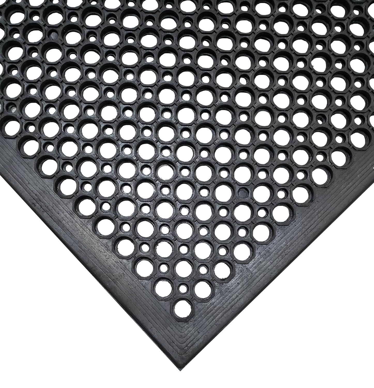 GRIDMANN Anti-Fatigue Restaurant Floor Mat, Non-Slip Rubber Drainage Mat