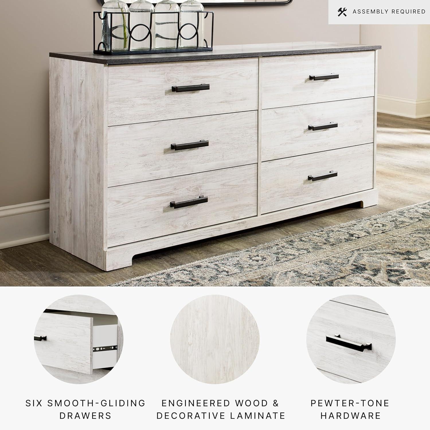 Loon Peak® Keicha Two Toned 6 Drawer Dresser