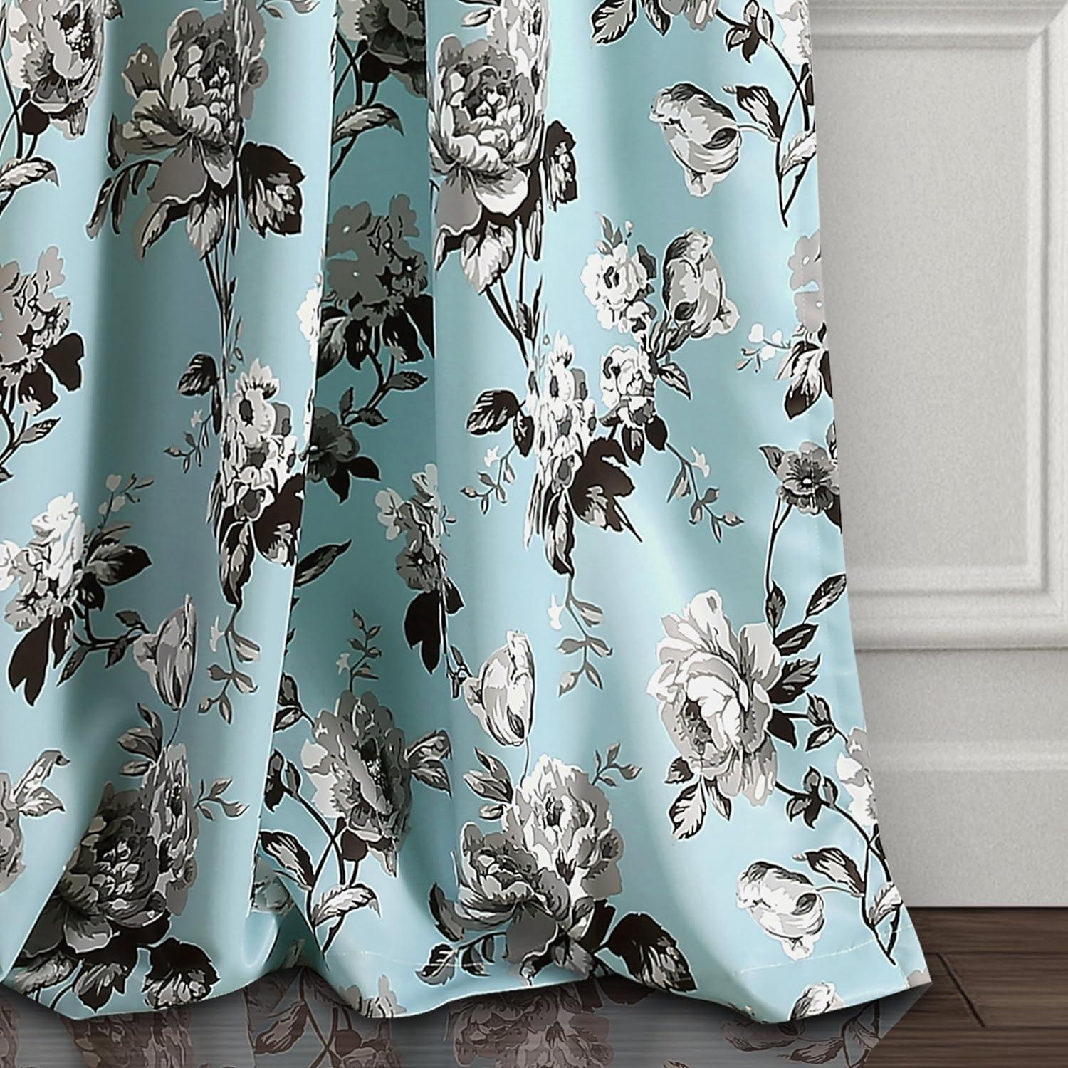 Talia Polyester Room Darkening Curtain Pair