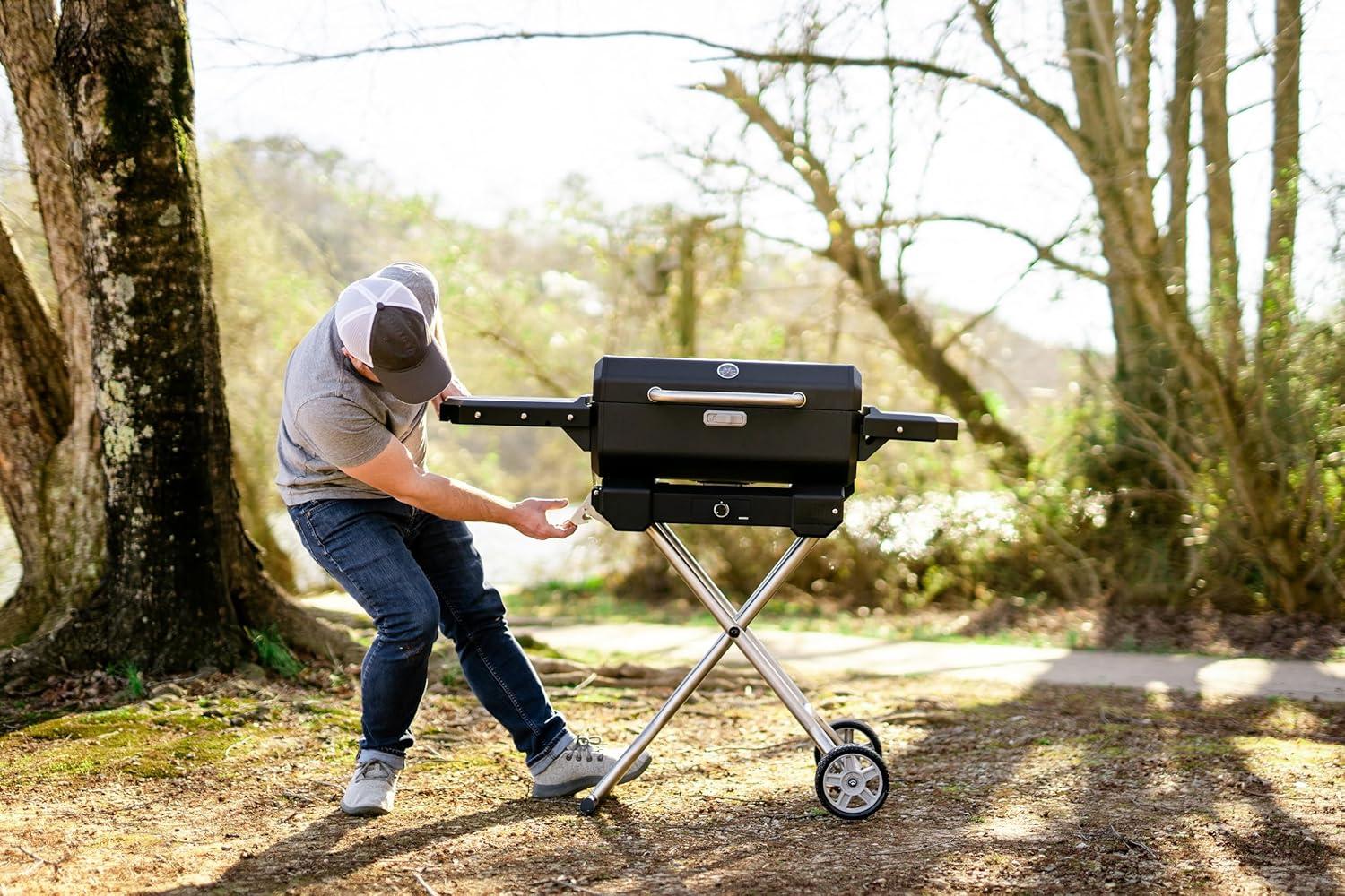 Masterbuilt Portable Charcoal Grill with Cart