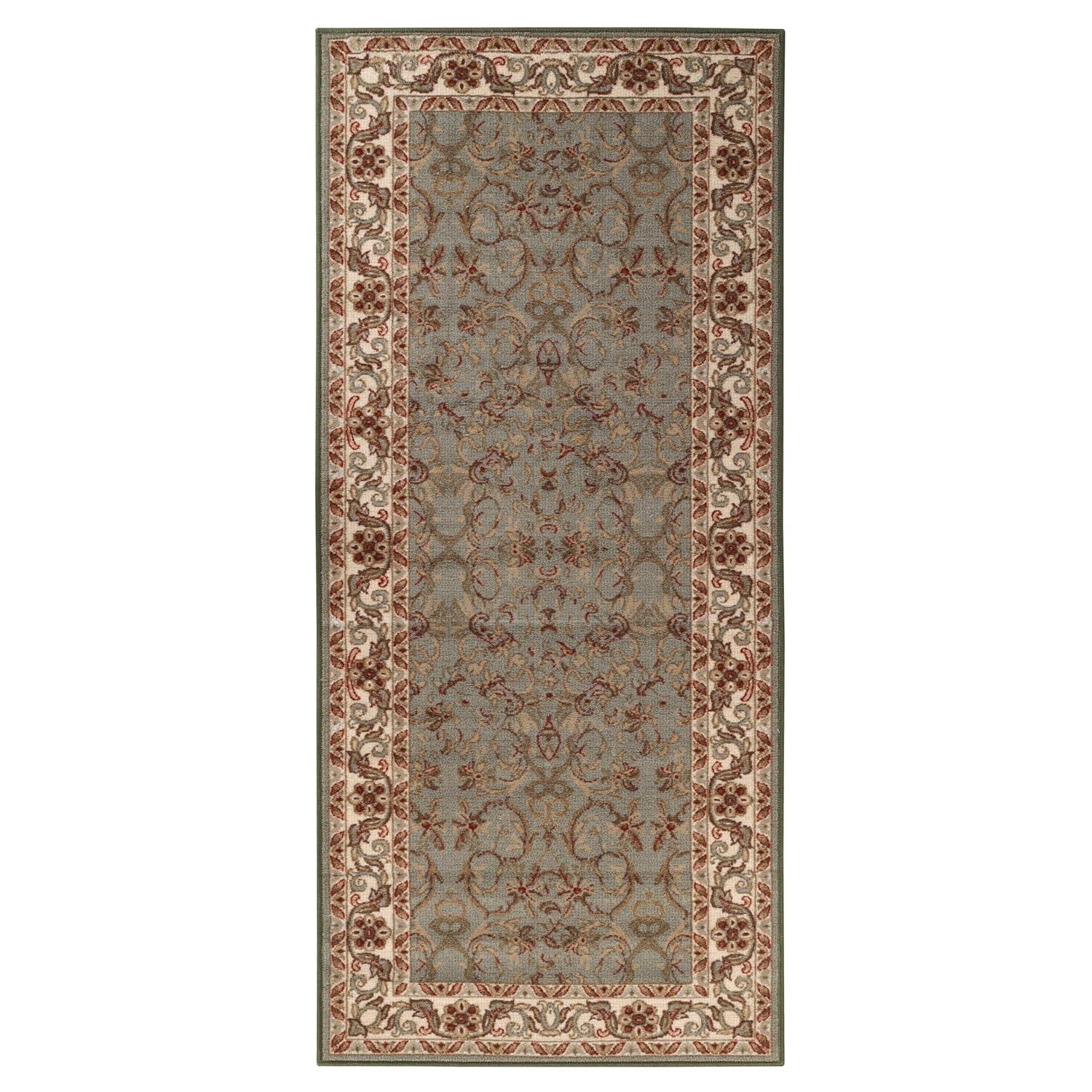 Heritage Traditional Floral Scroll Vines Indoor Or Area Rug