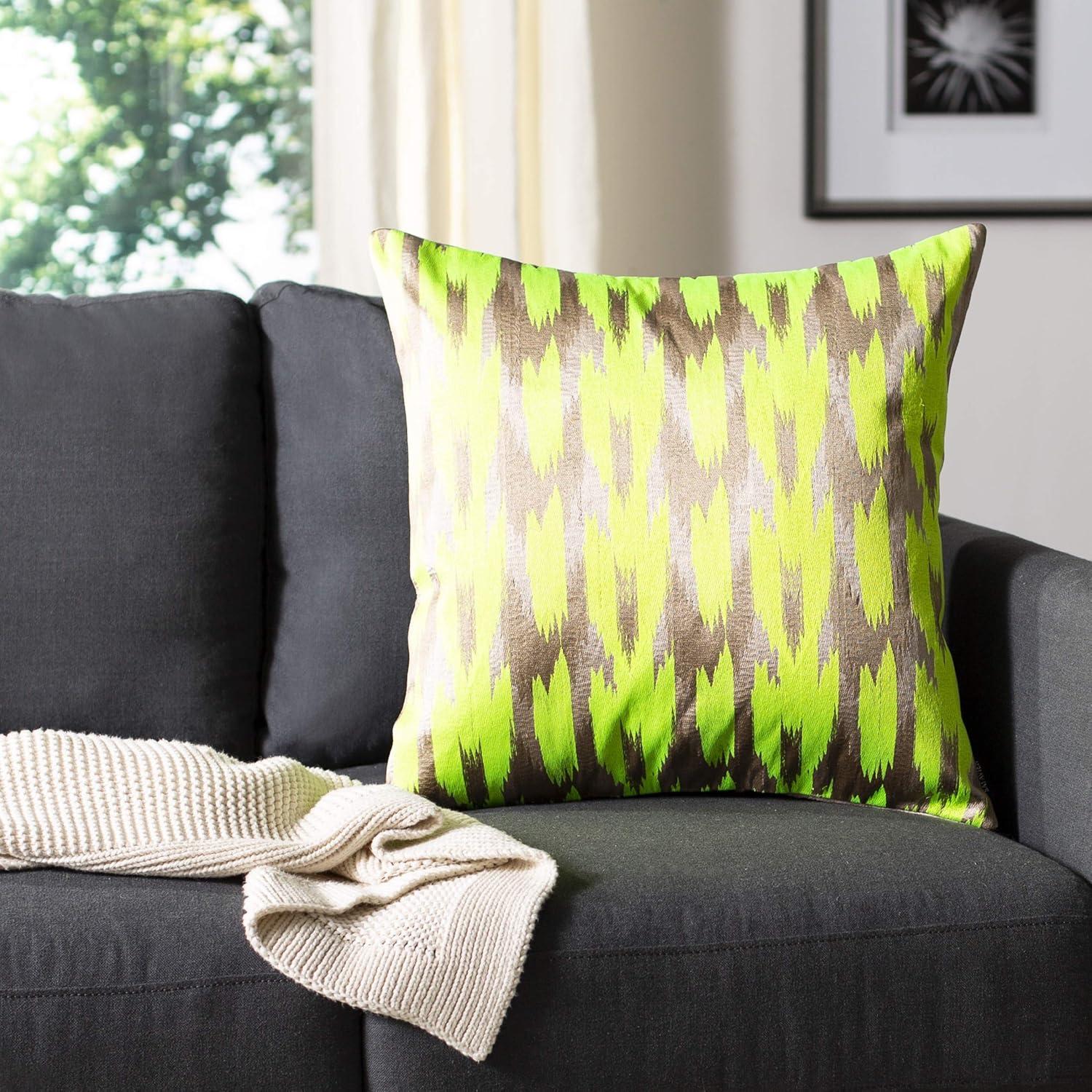 Feather Reversible Throw Pillow