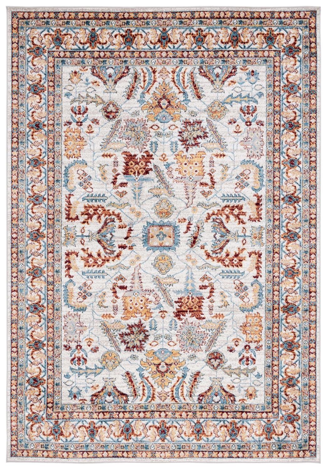 Bayside BAY112 Power Loomed Area Rug - Beige/Blue - 8'x10' - Safavieh.