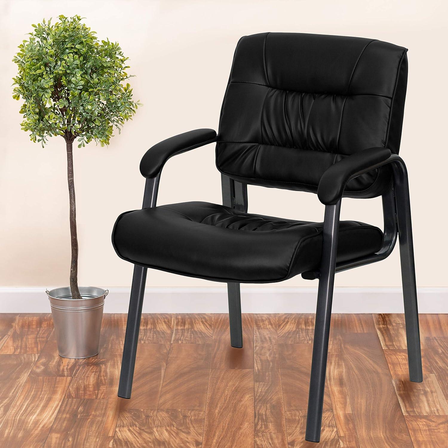 Flash Furniture 24" Wide Leather Blend Reception Chair