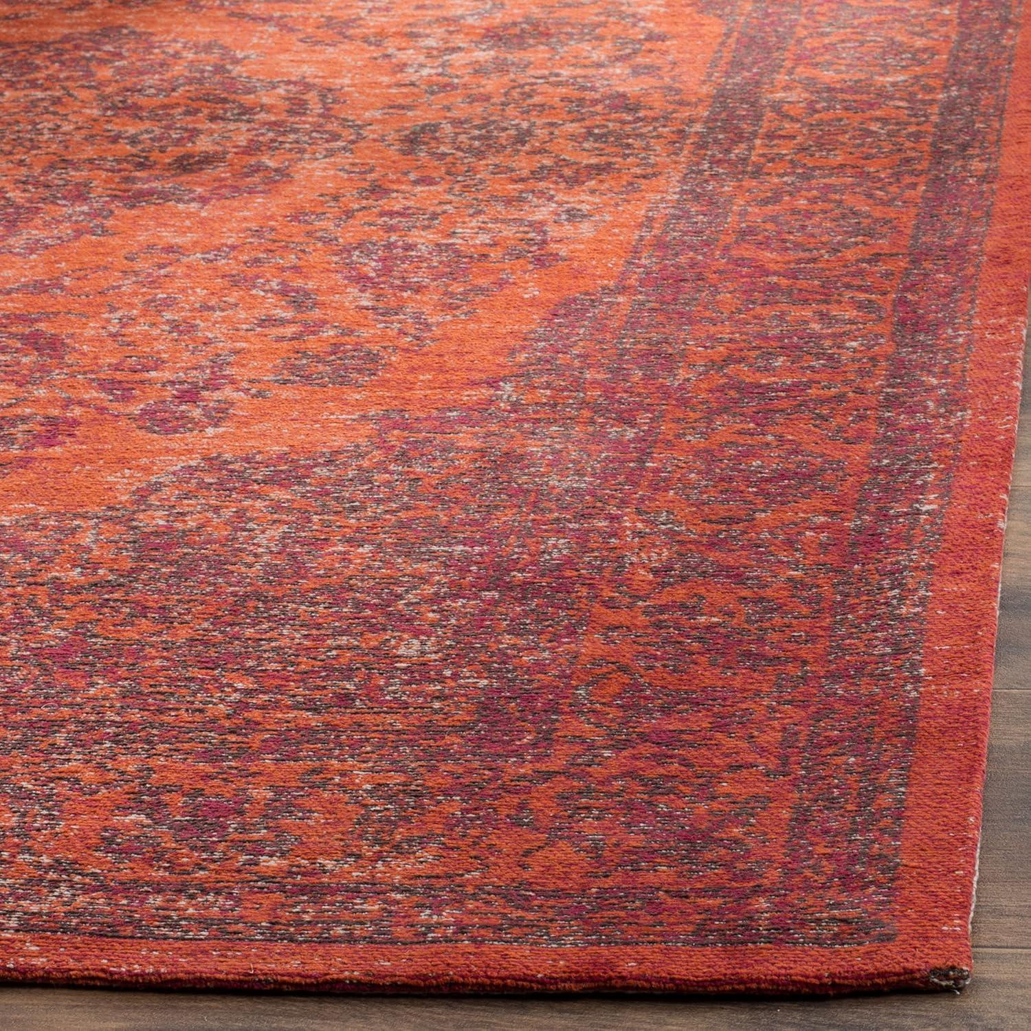 Classic Vintage CLV121 Loomed Indoor Runner Rug - Orange/Red - 2'4"x8' - Safavieh