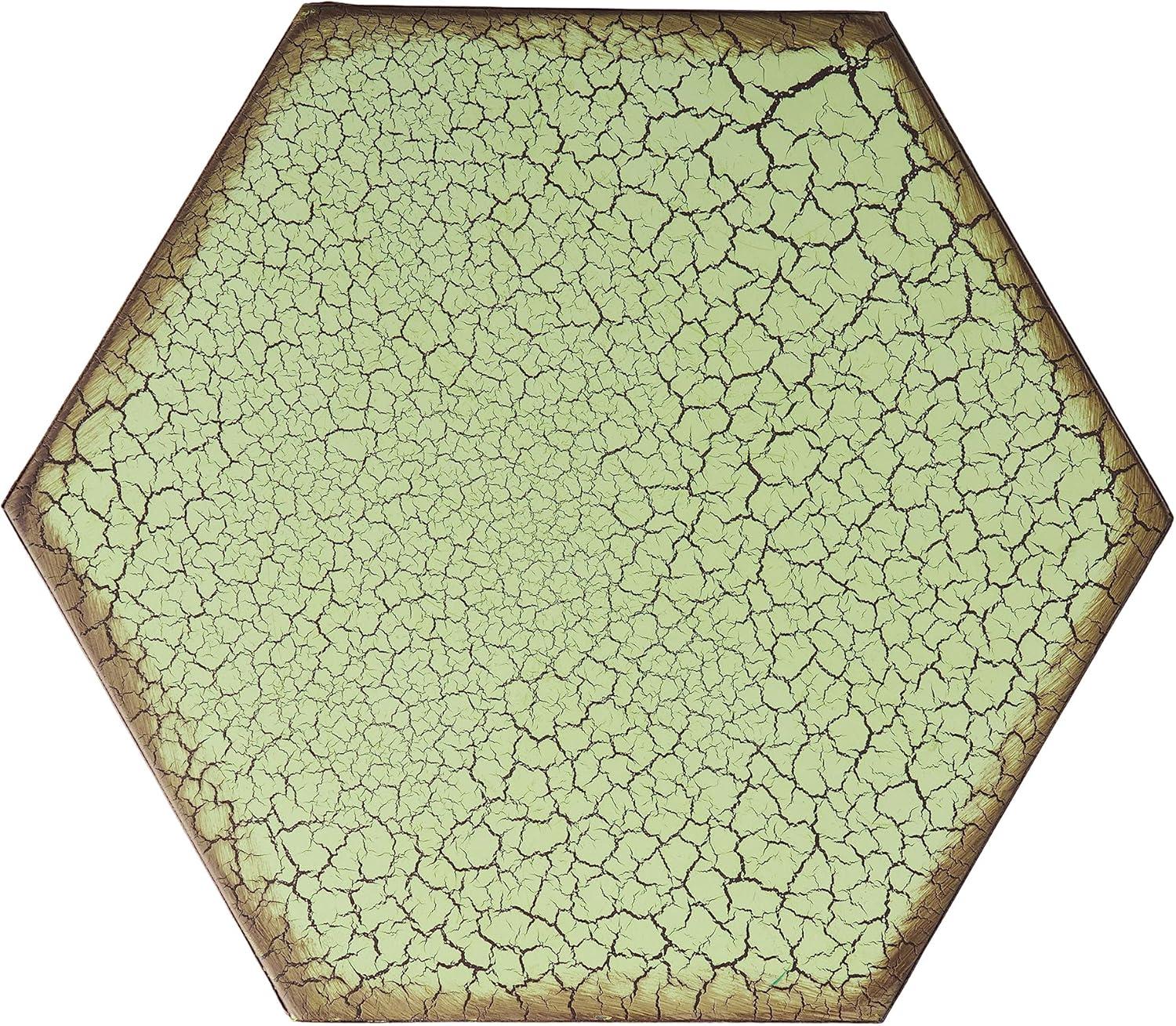 Eliana 14" Sunburst Outdoor Patio Iron Side Table: Weather-Resistant, Hexagon - Christopher Knight Home