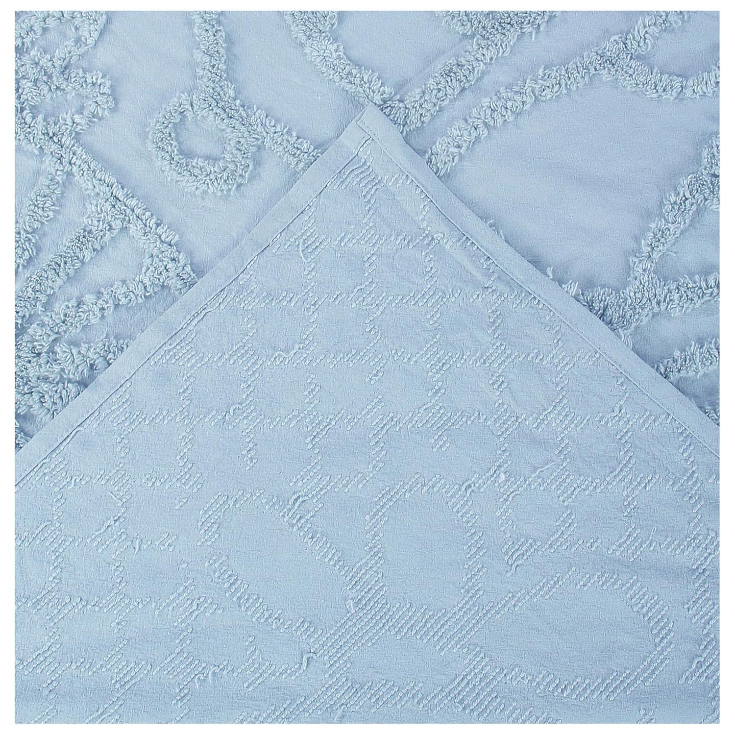 Better Trends Trevor Bedspreads 100% Cotton Chenille - Traditional Medallion Bedding Set, Luxurious All Season Comfort, Machine Washable Trevor Collection Bedspread Set