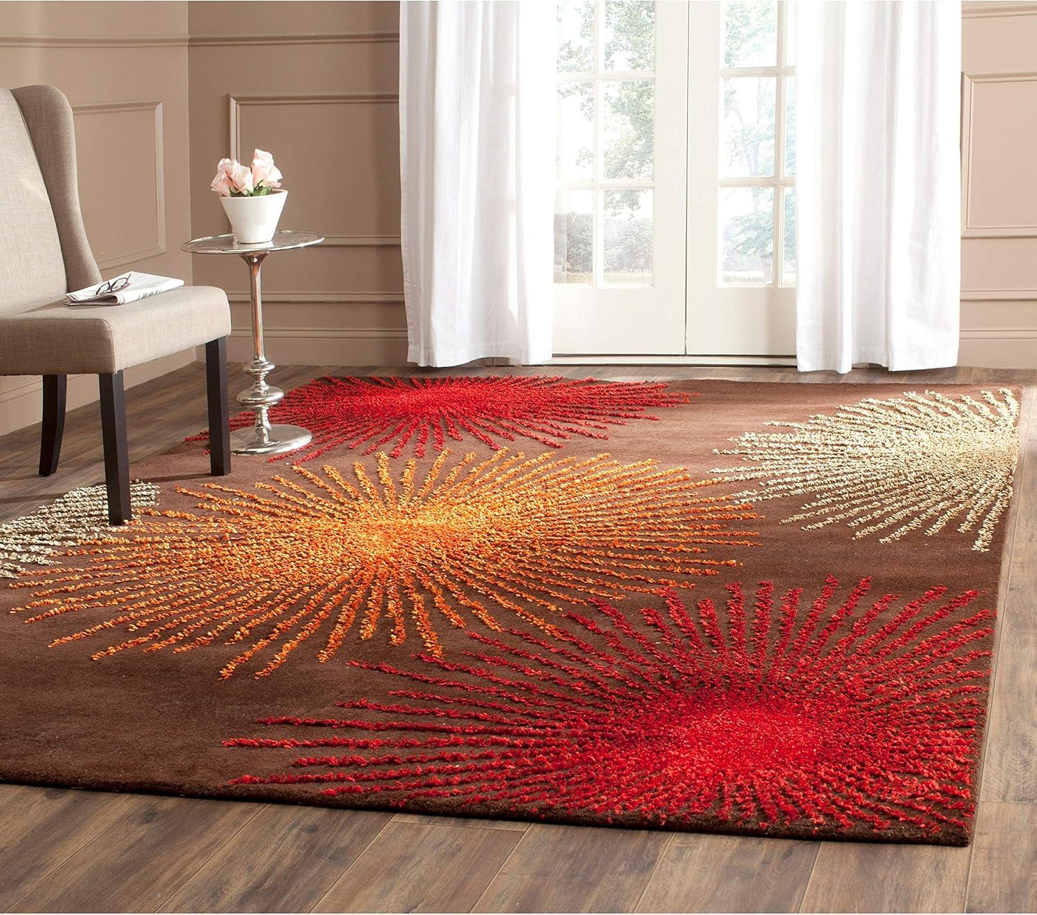 Soho SOH712 Hand Tufted Indoor Accent Rug - Light Blue/Multi - 3'6"x5'6" - Safavieh.
