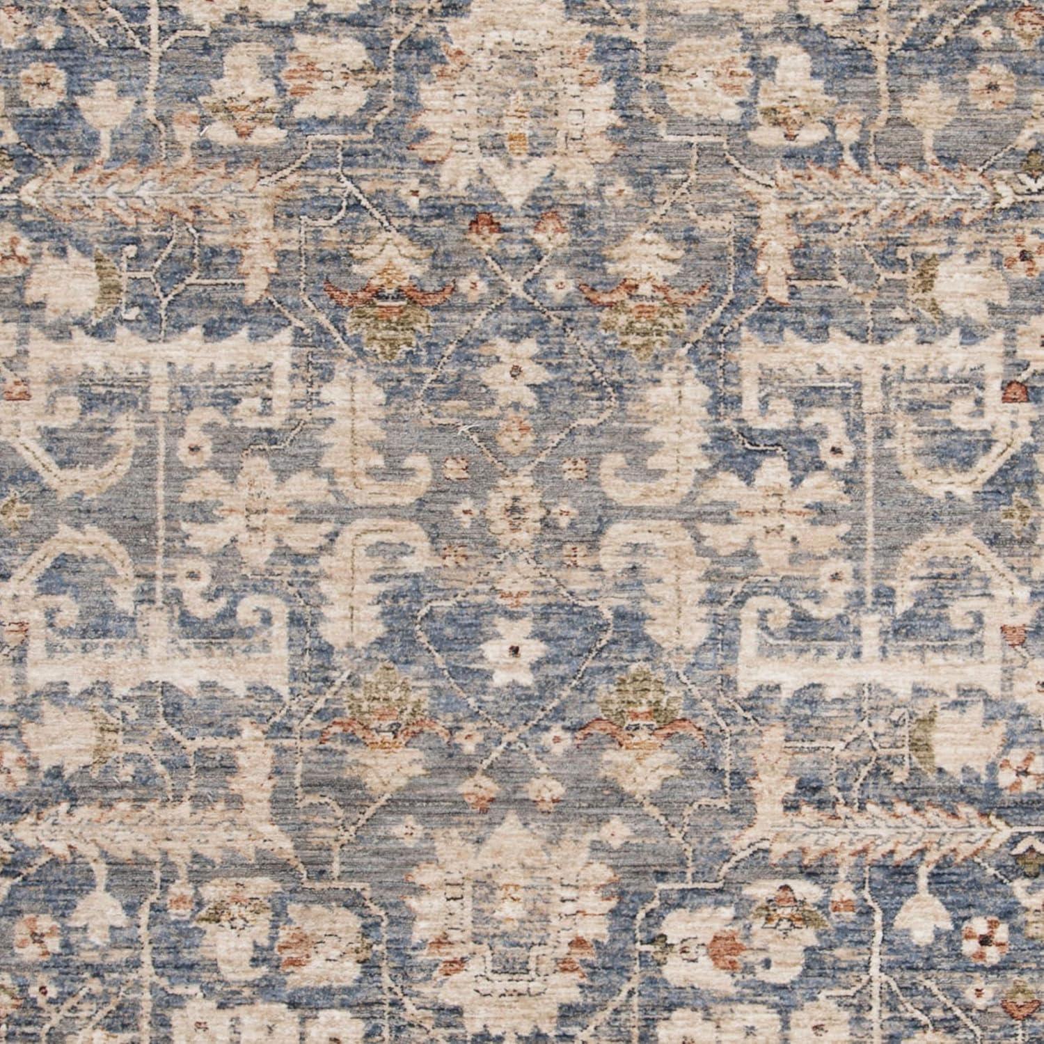 Heirloom HRL704 Power Loomed Area Rug - Light Blue/Ivory - 8'x10' - Safavieh.