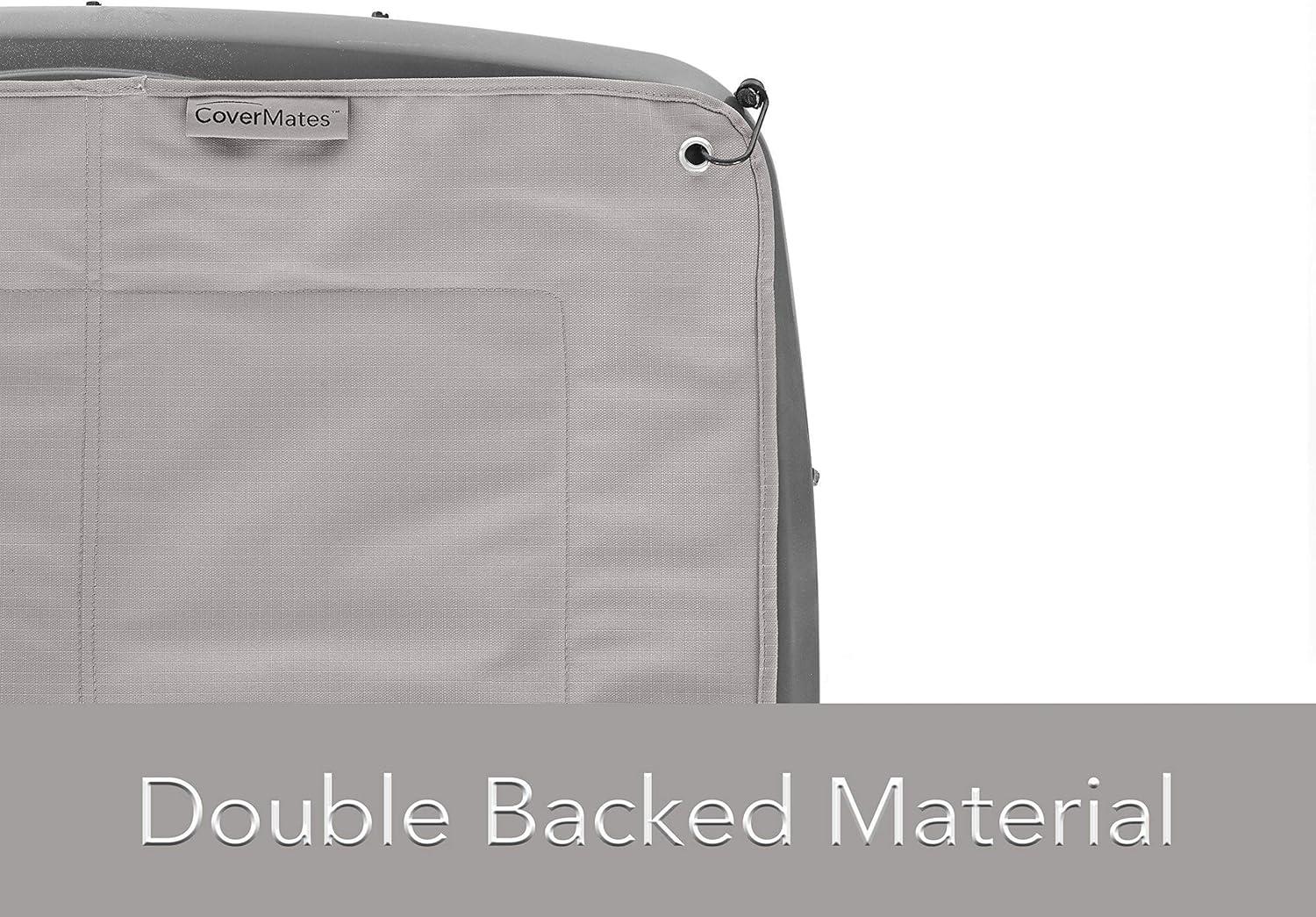 Covermates Armor Top Air Conditioner Cover â€“ Durable Outdoor Protection for AC Units, Ultima 600D Polyester, Armor Top 24W x 24D, Ripstop Grey