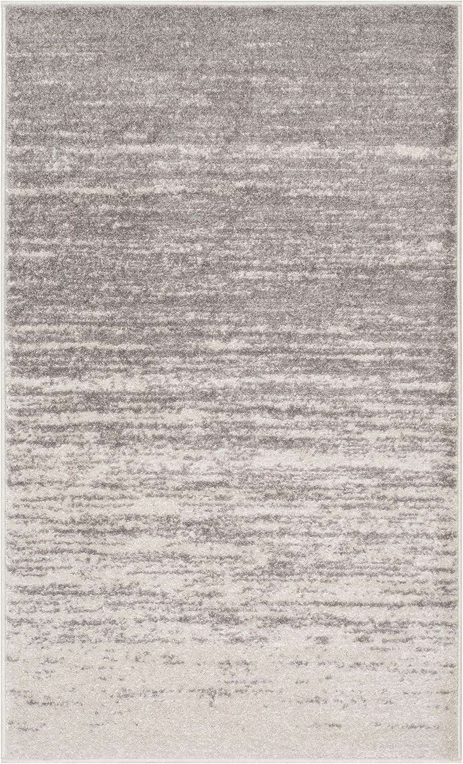 SAFAVIEH Adirondack Esmond Abstract Area Rug, Light Grey/Grey, 2'6" x 4'