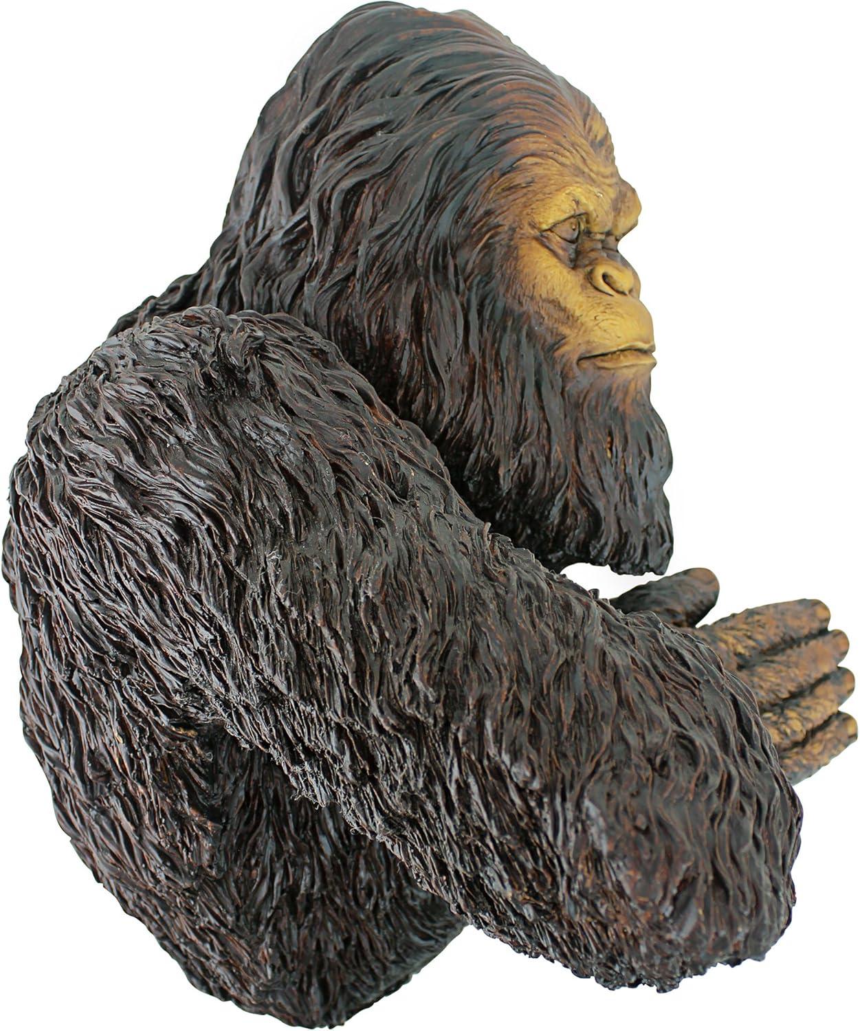 Design Toscano Bigfoot, The Bashful Yeti Tree Sculpture - Multicolored