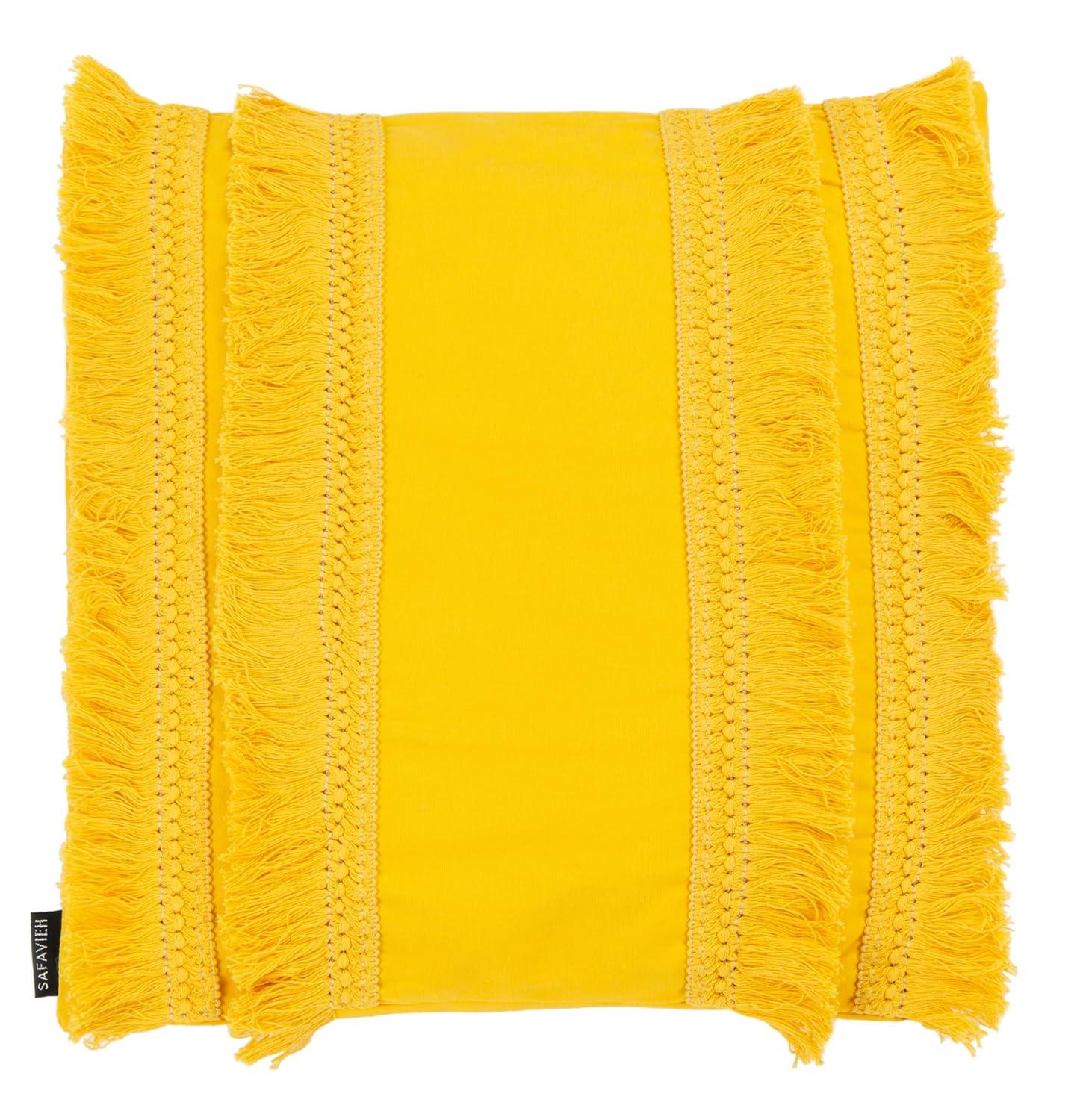 Safavieh Fringed Cotton Throw Pillow