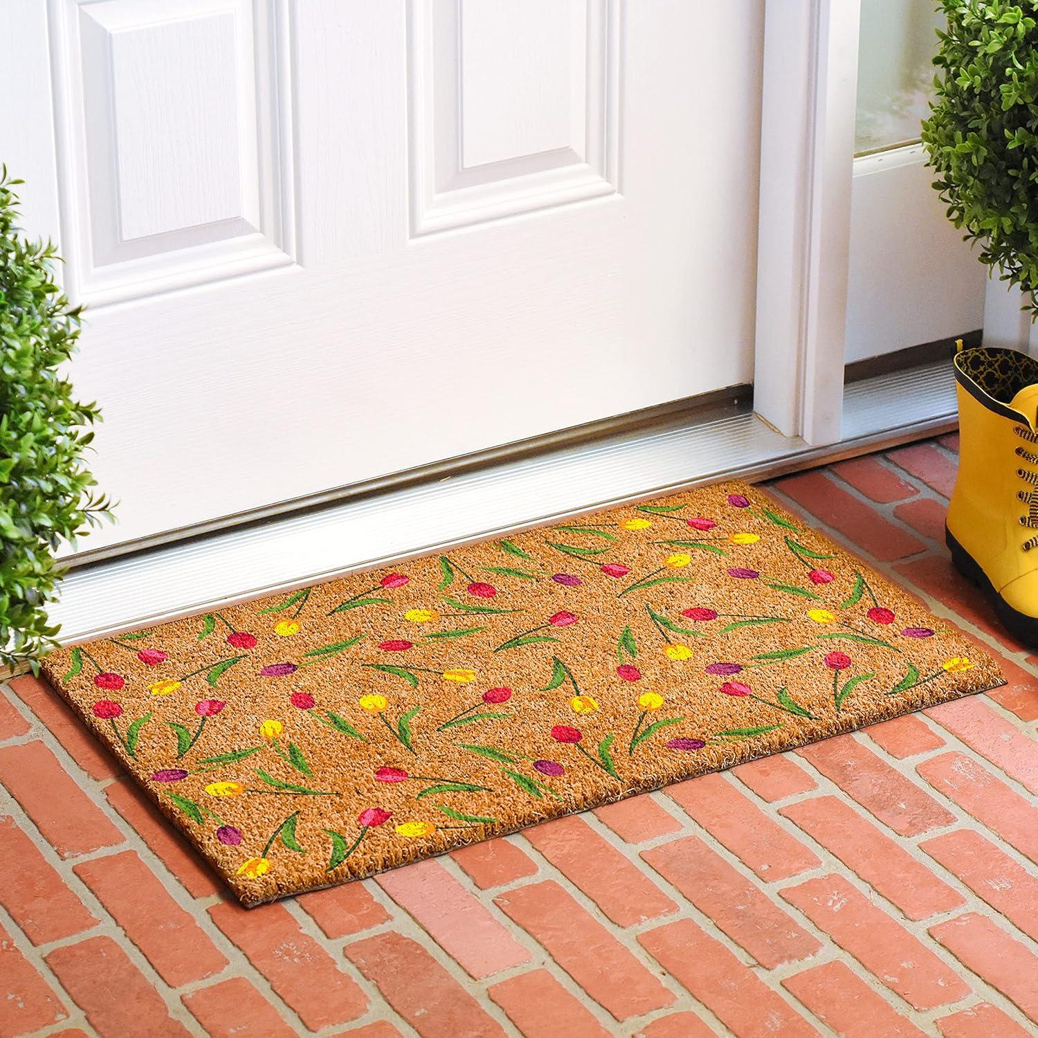 Calloway Mills Colorful Tulips Doormat