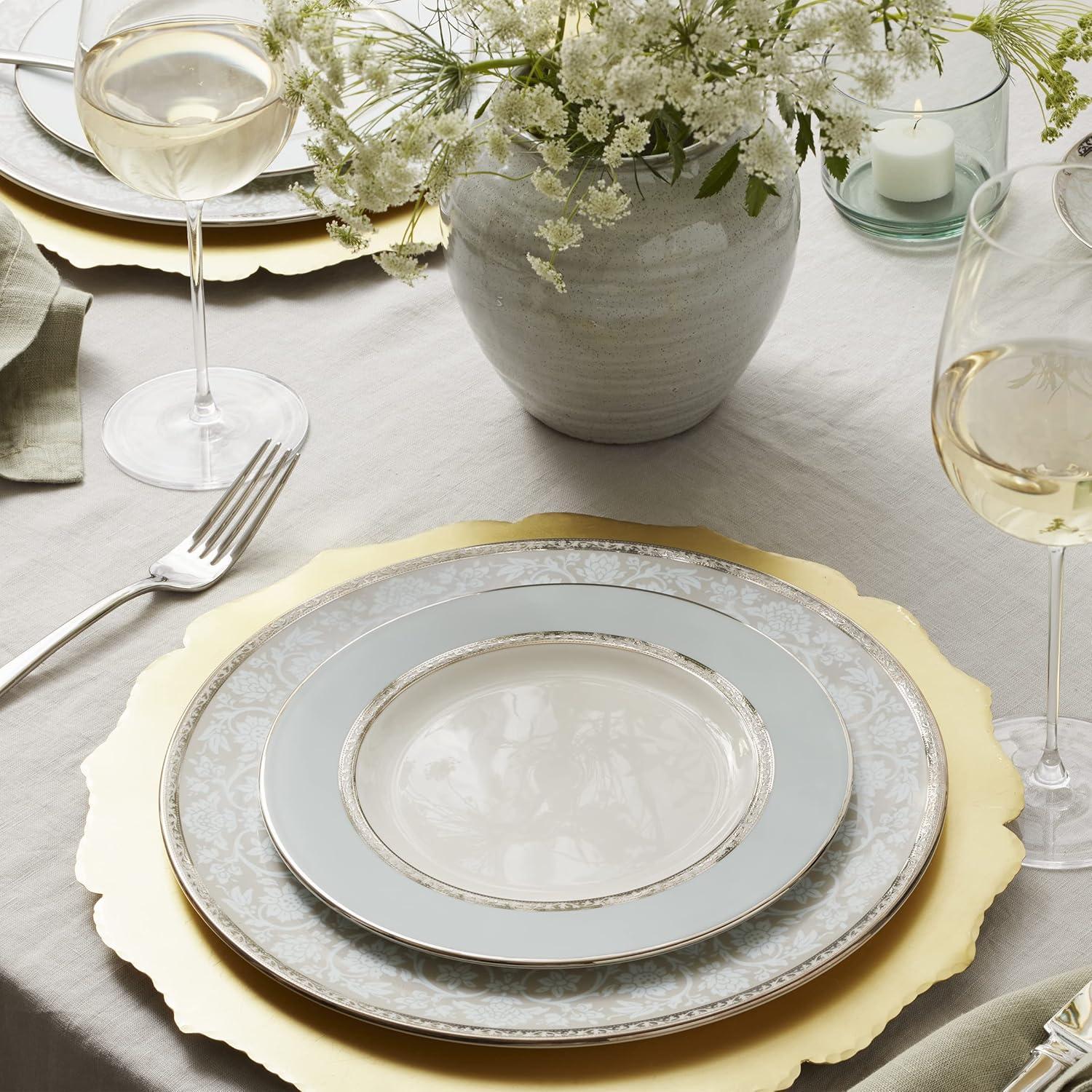 Lenox Westmore White and Blue Bone China 5-Piece Place Setting