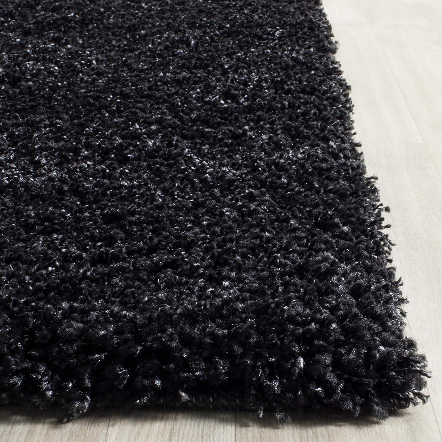 Shag SG151 Power Loomed Indoor Area Rug - Beige - 6'7"x6'7" - Safavieh.