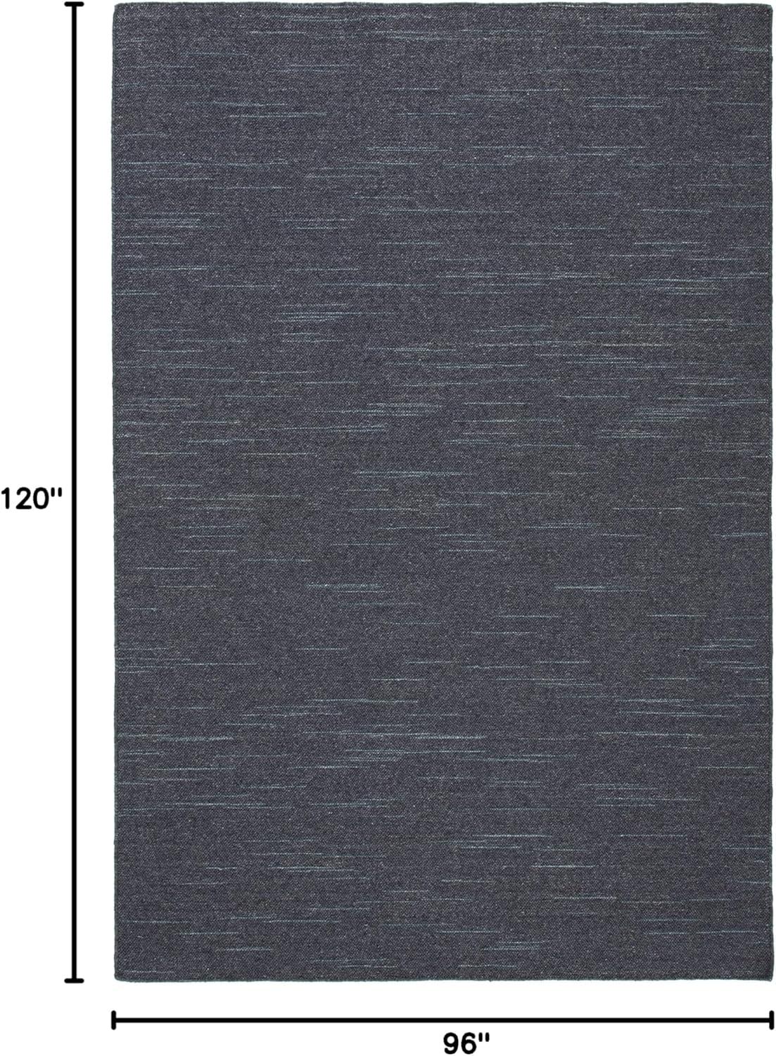 Kilim KLM125 Hand Woven Area Rug - Dark Grey - 8'x10' - Safavieh