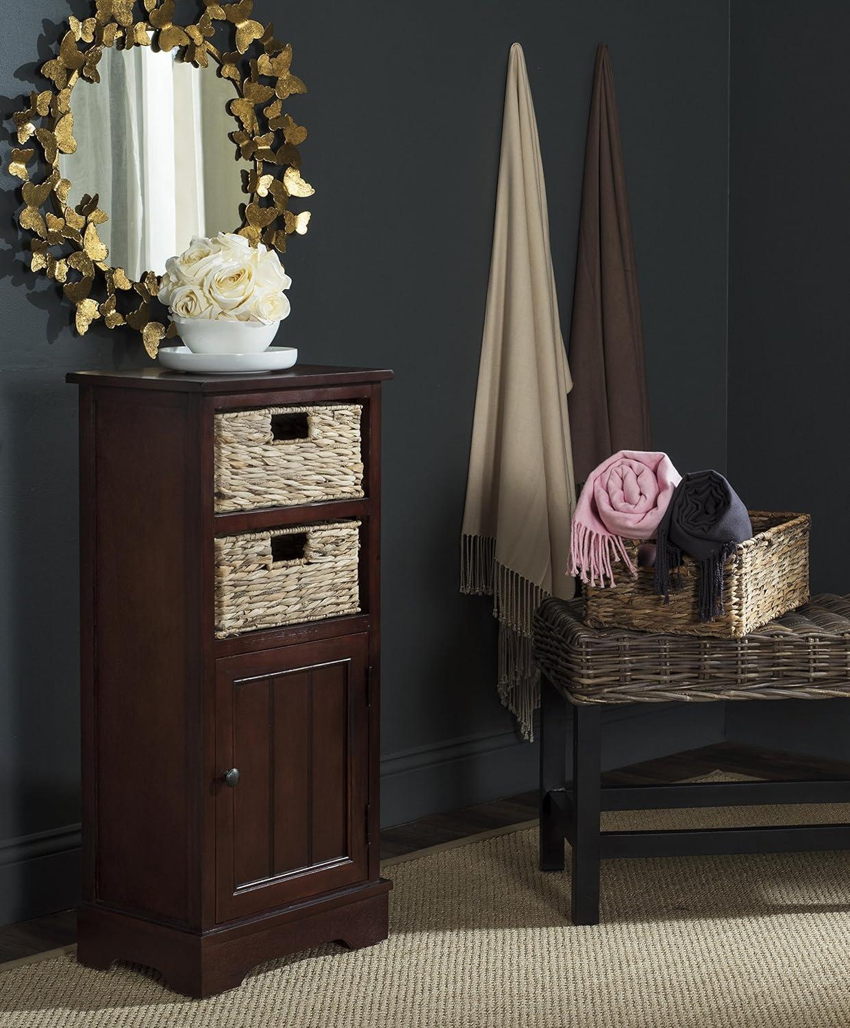 Connery Cabinet - AMH5742 - Cherry - Safavieh Couture