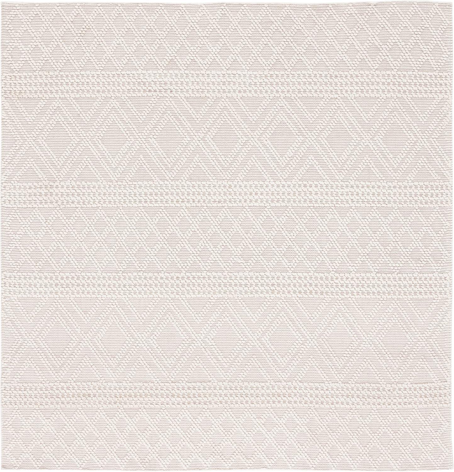 SAFAVIEH Vermont Chelsea Striped Area Rug, Ivory, 12' x 12' Square