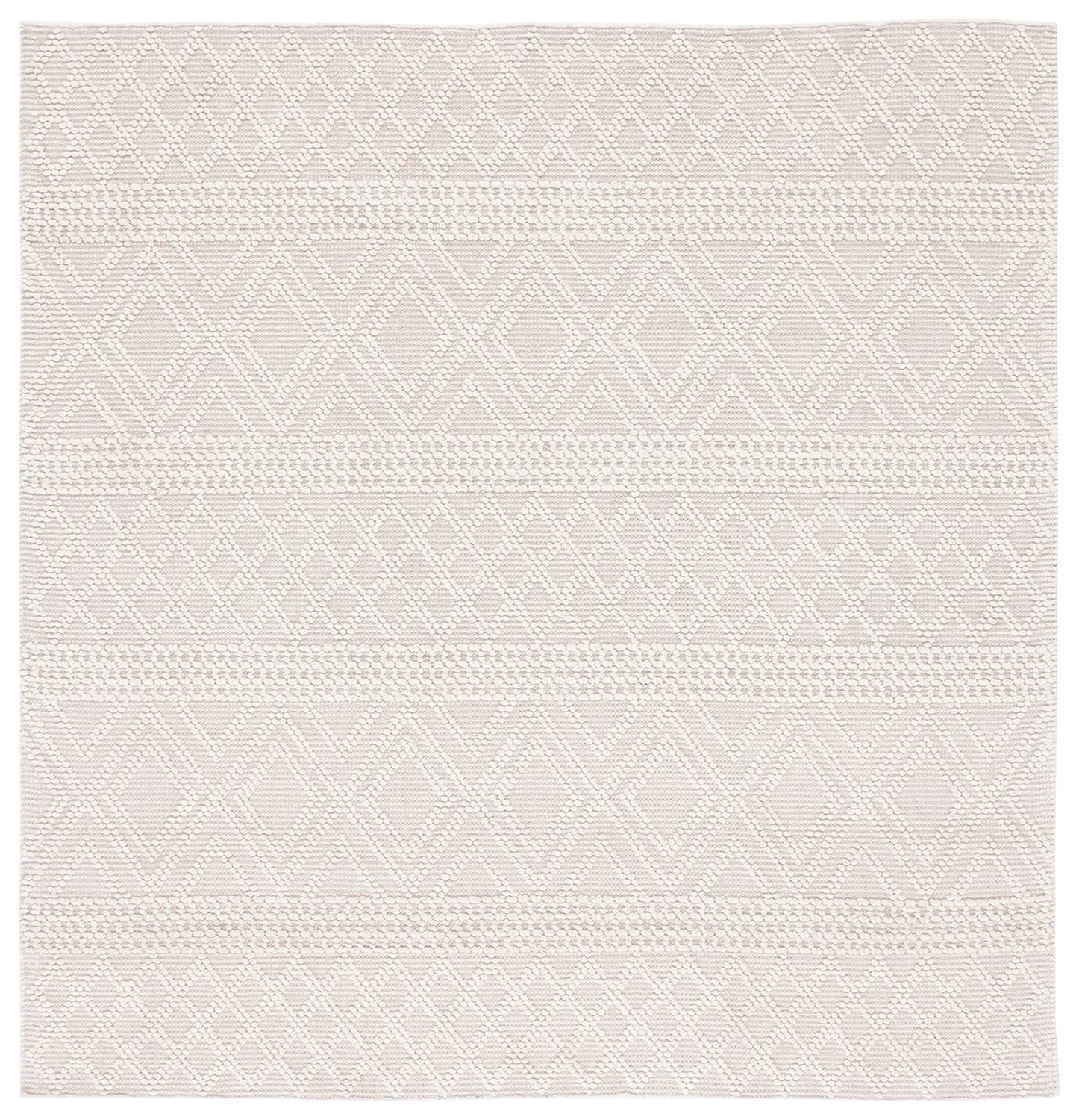 Vermont VRM211 Hand Woven Area Rug - Ivory - 3'x3' - Safavieh.