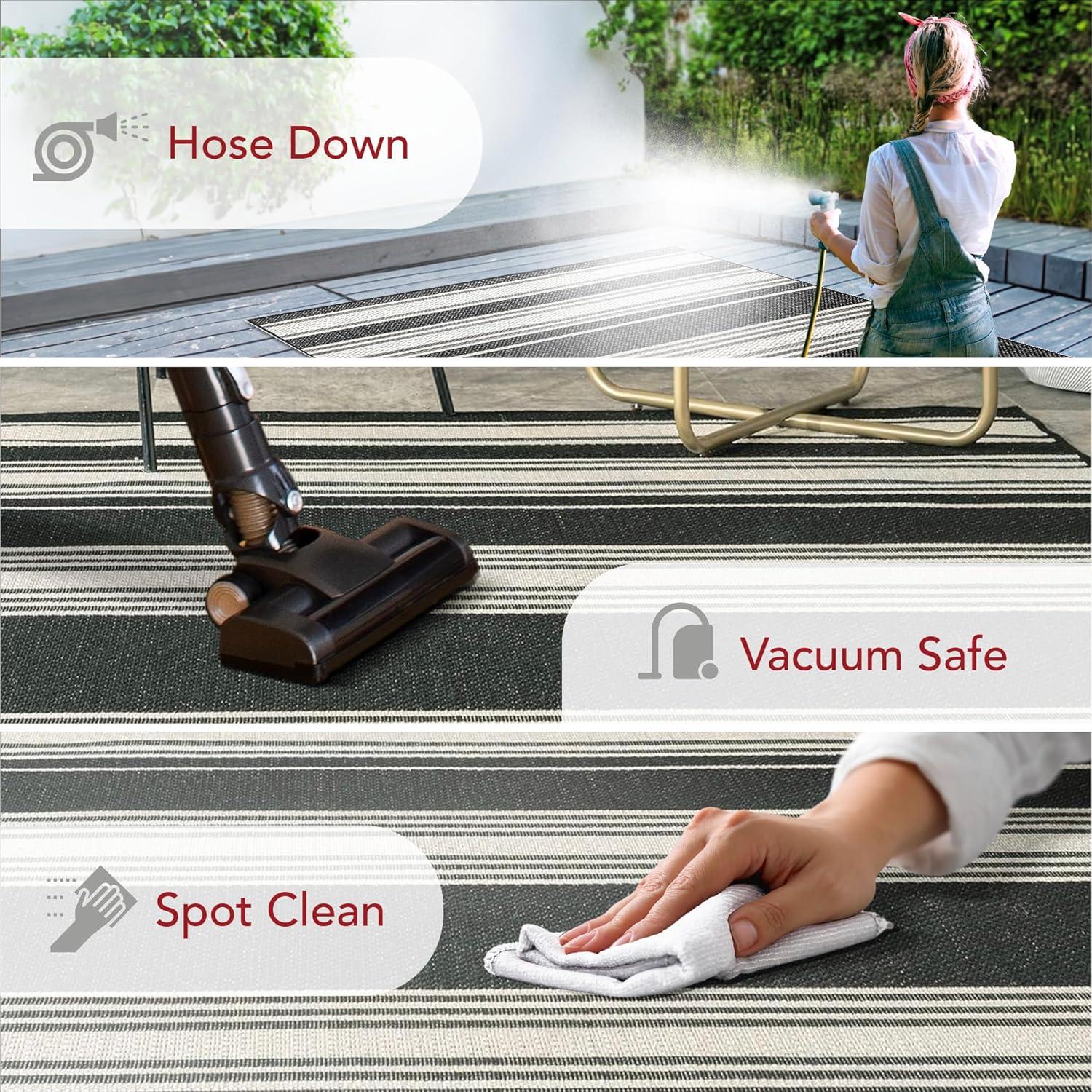 Romy Striped Indoor/Outdoor Area Rug