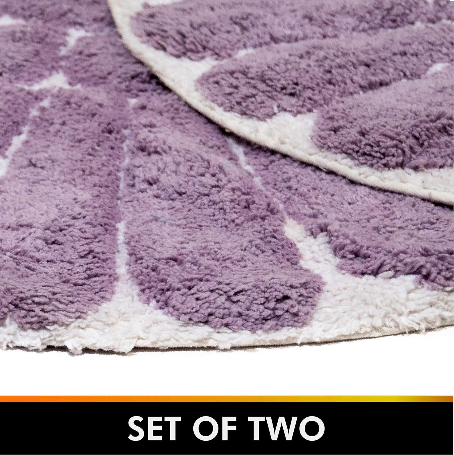 2pc Bursting Flower Bath Rug Set - Chesapeake Merchandising