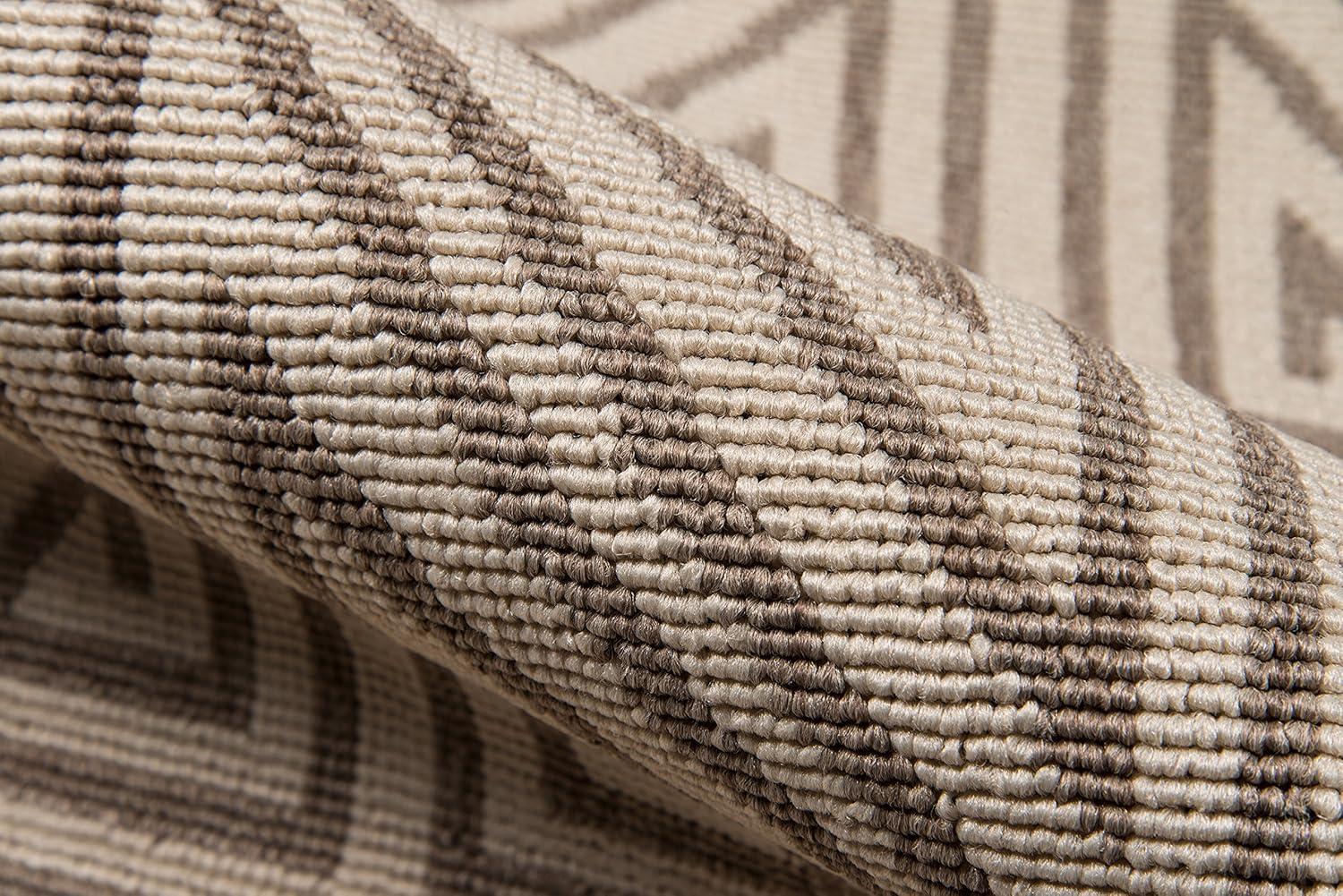 Momeni  Baja Diamonds Indoor Outdoor Rug Taupe 2'3" x 4'6" 2' x 3' Accent, Outdoor, Indoor Entryway, Kitchen, Patio Beige Rectangle