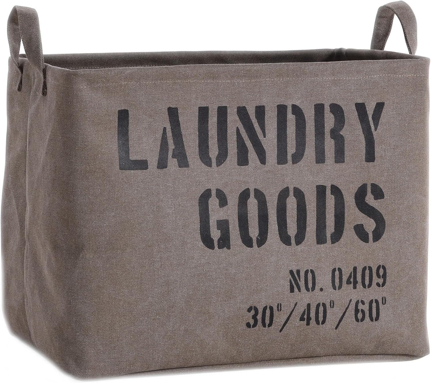 Danya B. Army Canvas Laundry Basket