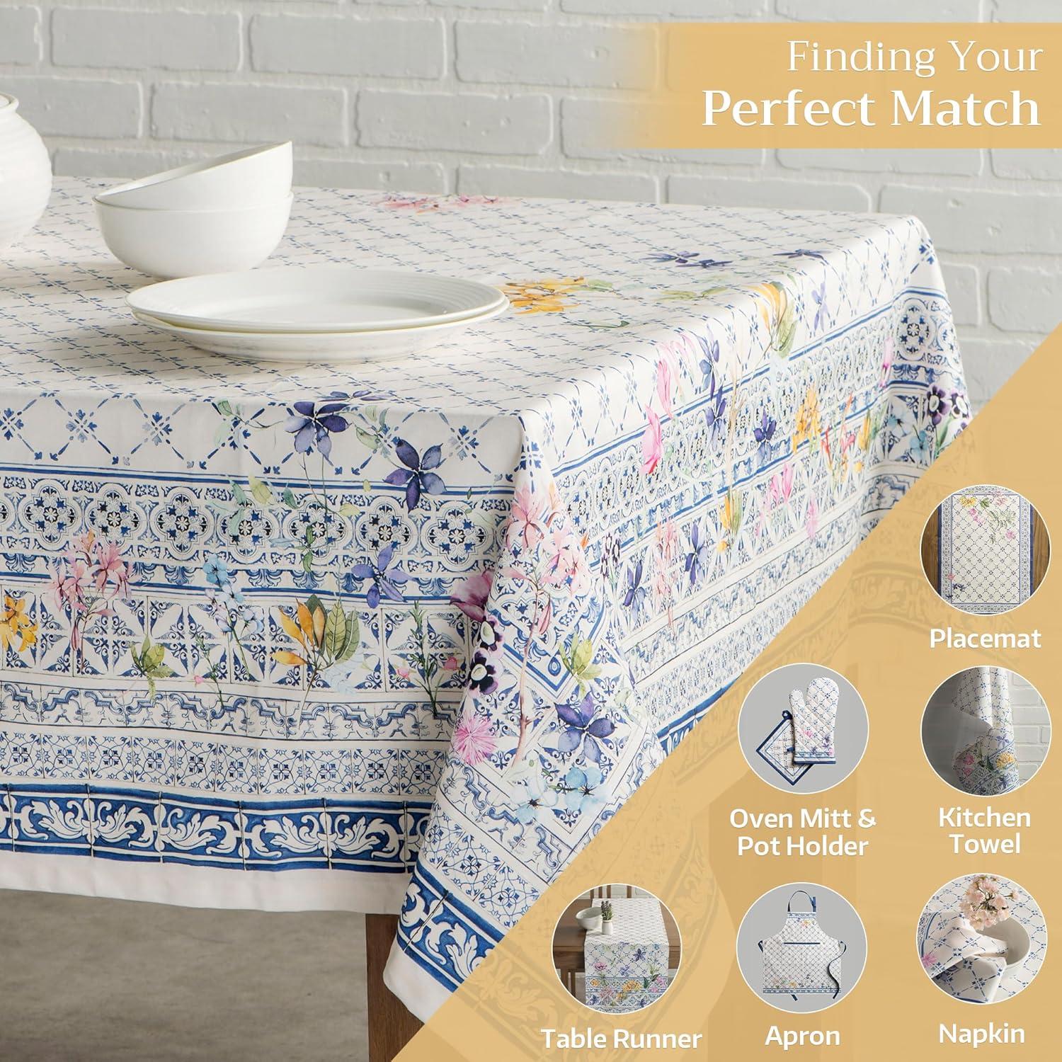 Maison d' Hermine Faience Tablecloth