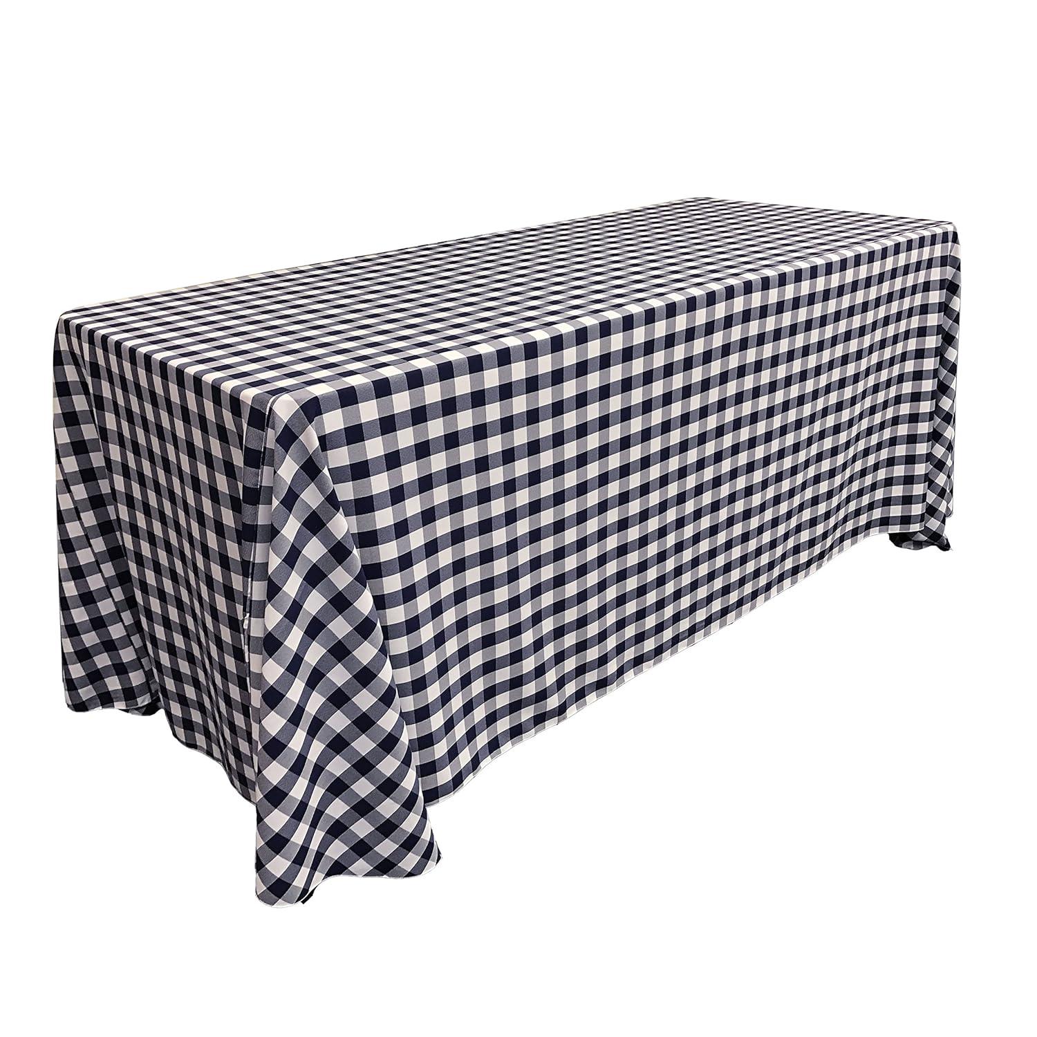 LA Linen Gingham Tablecloth