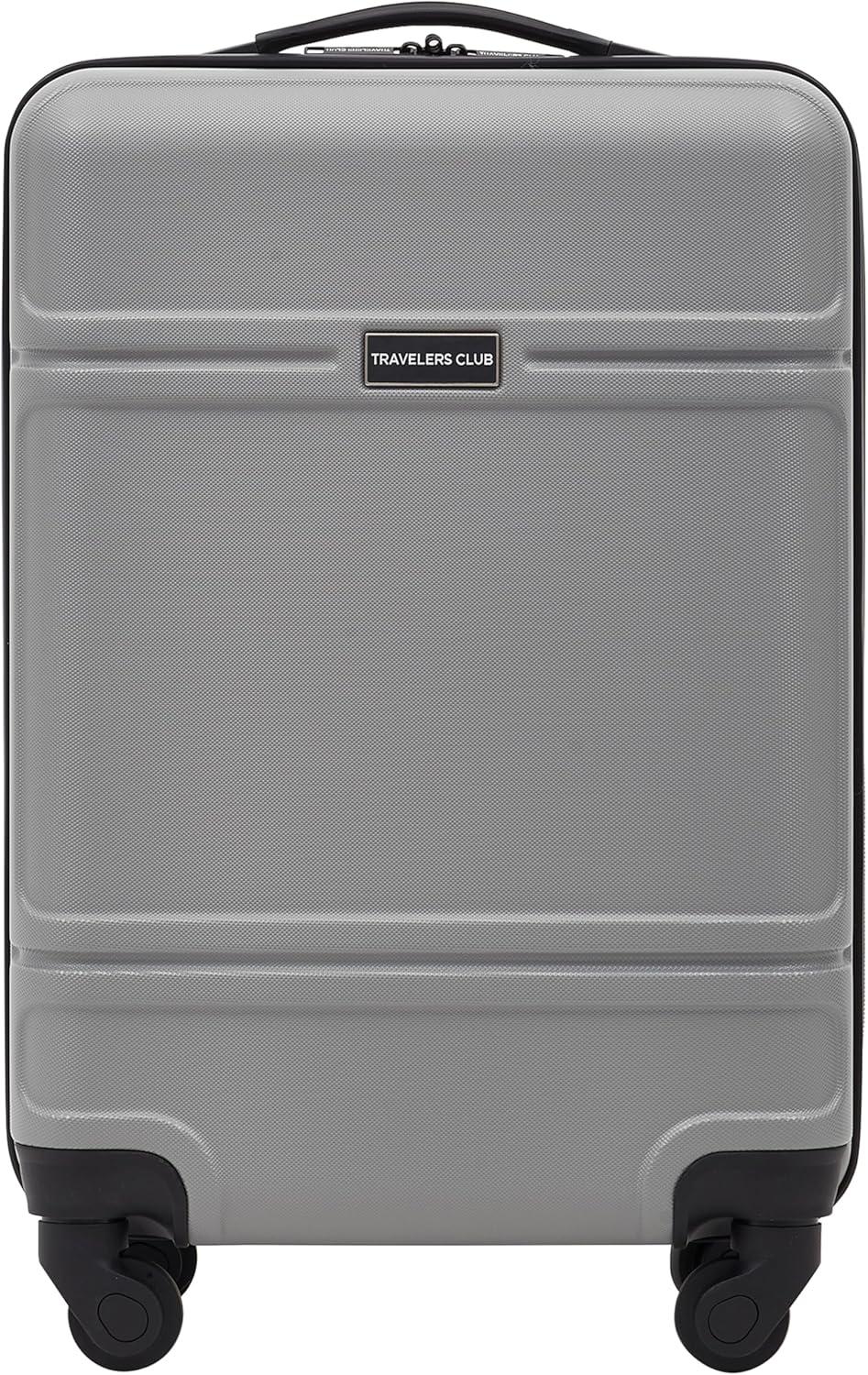 Travelers Club 20" Skyline Rolling Hard Case Carry-on Luggage - Gray