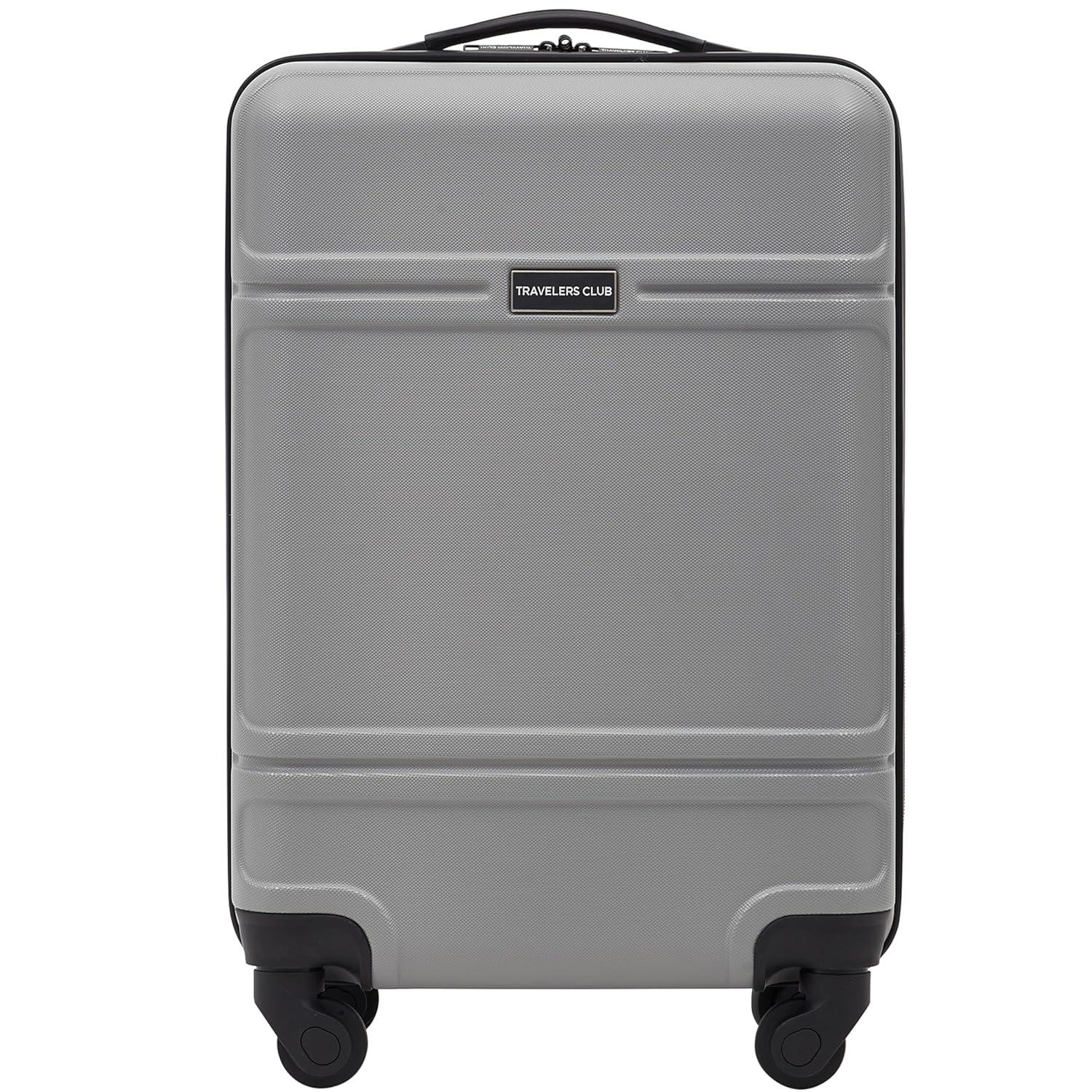 Travelers Club 20" Skyline Rolling Hard Case Carry-on Luggage - Gray