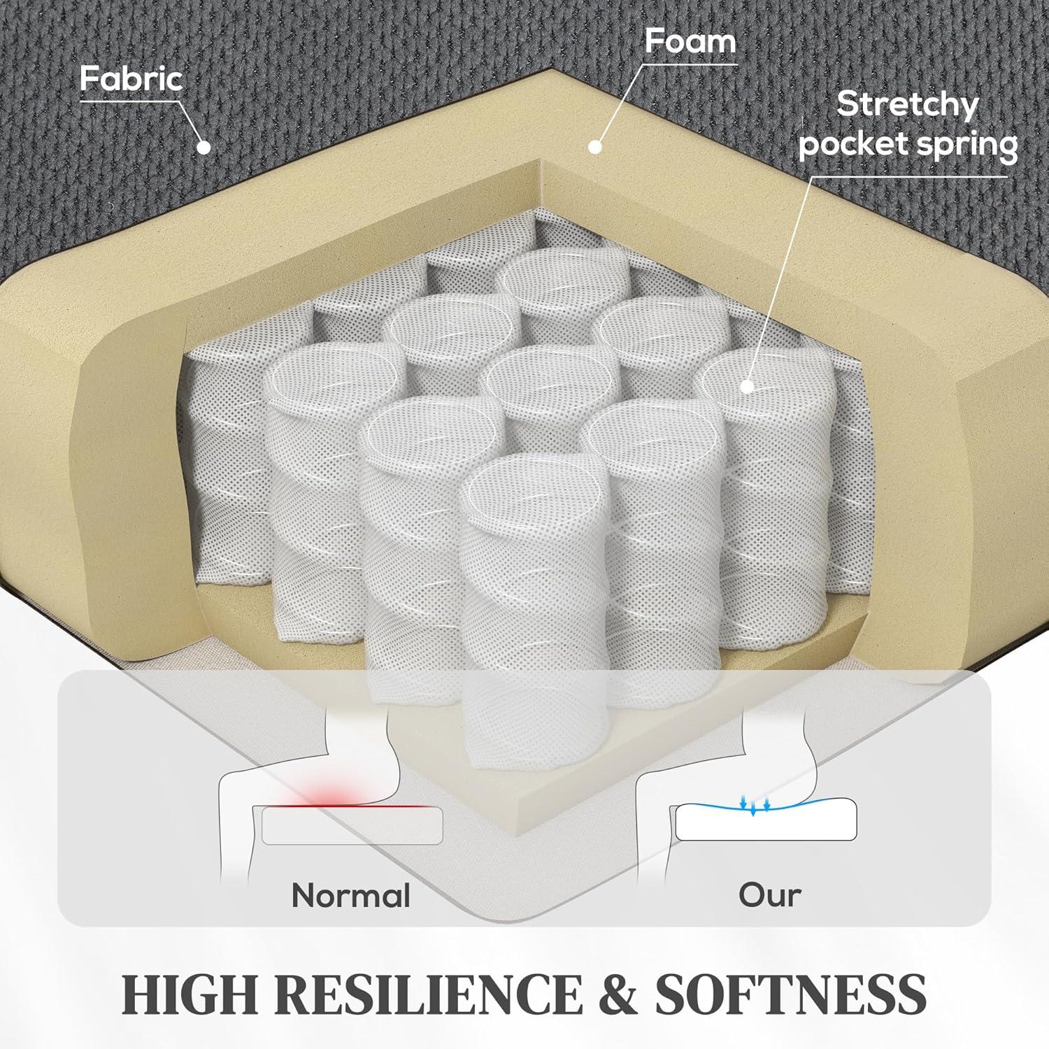 HOMCOM Power Lift Recliner Chair with Massage and Heat, Electric Lift Chair for Elderly, Gray