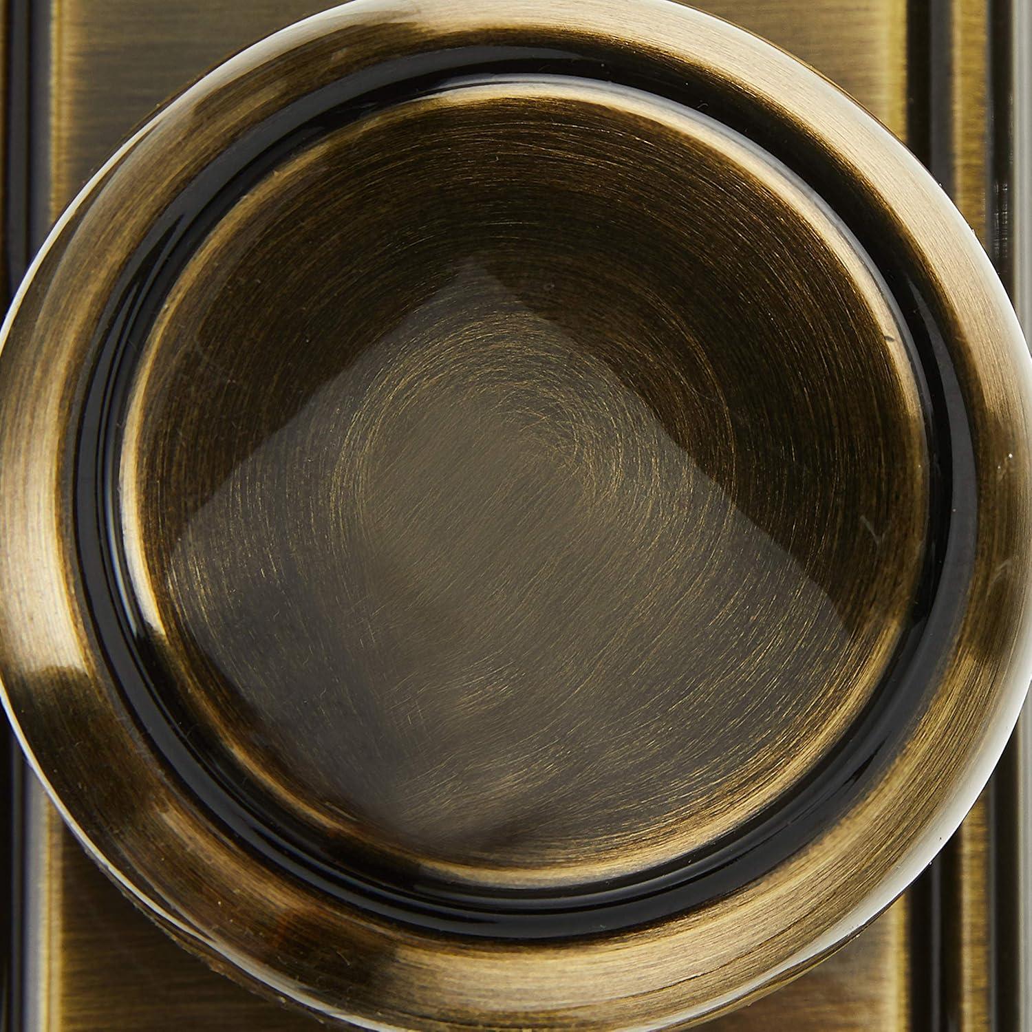 Andover Knob with Addison Trim Hall and Closet Lock