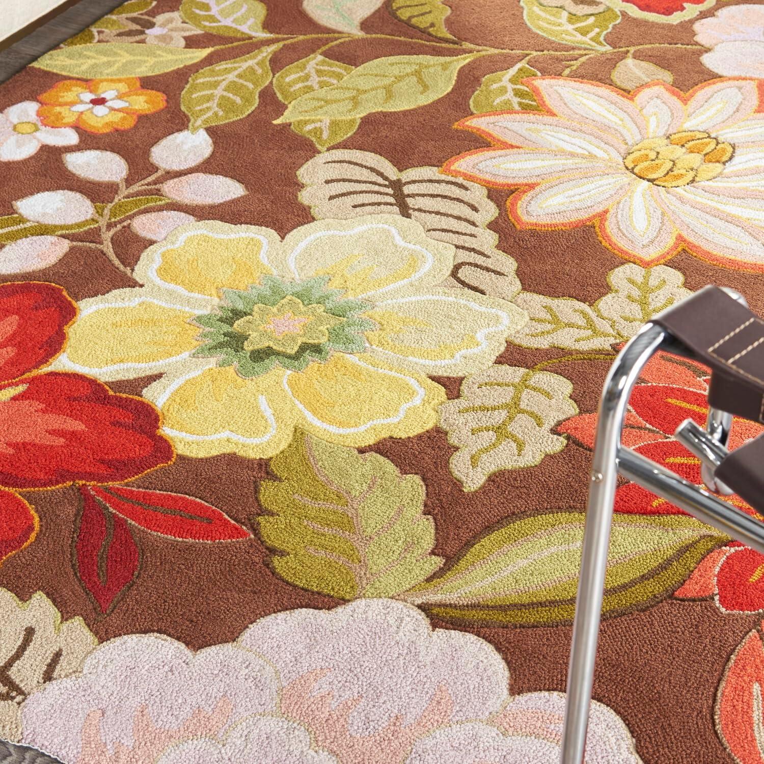 Nourison Fantasy Blooiming Floral Area Rug