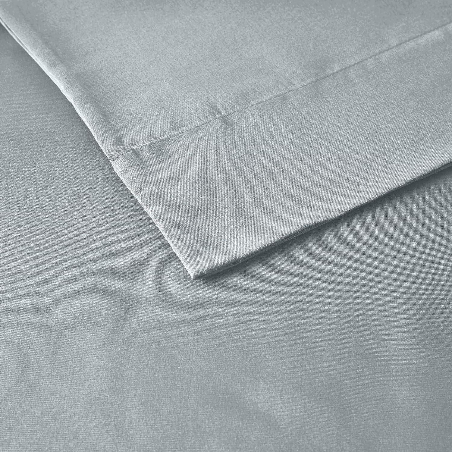 Twin Extra Long Microfiber All Season Soft Touch Sheet Set Gray