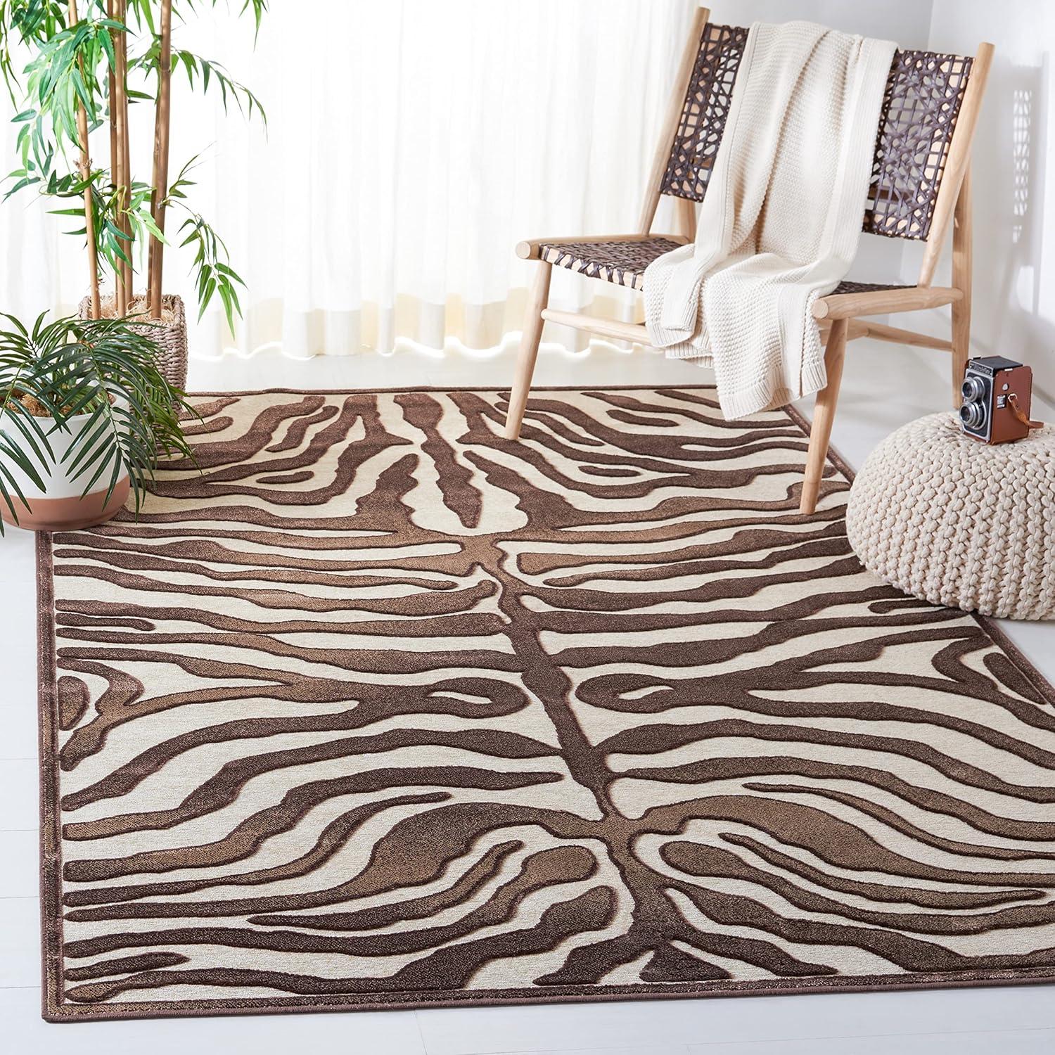 Paradise PAR83 Power Loomed Accent Rug - Creme - 2'7"x4' - Safavieh.