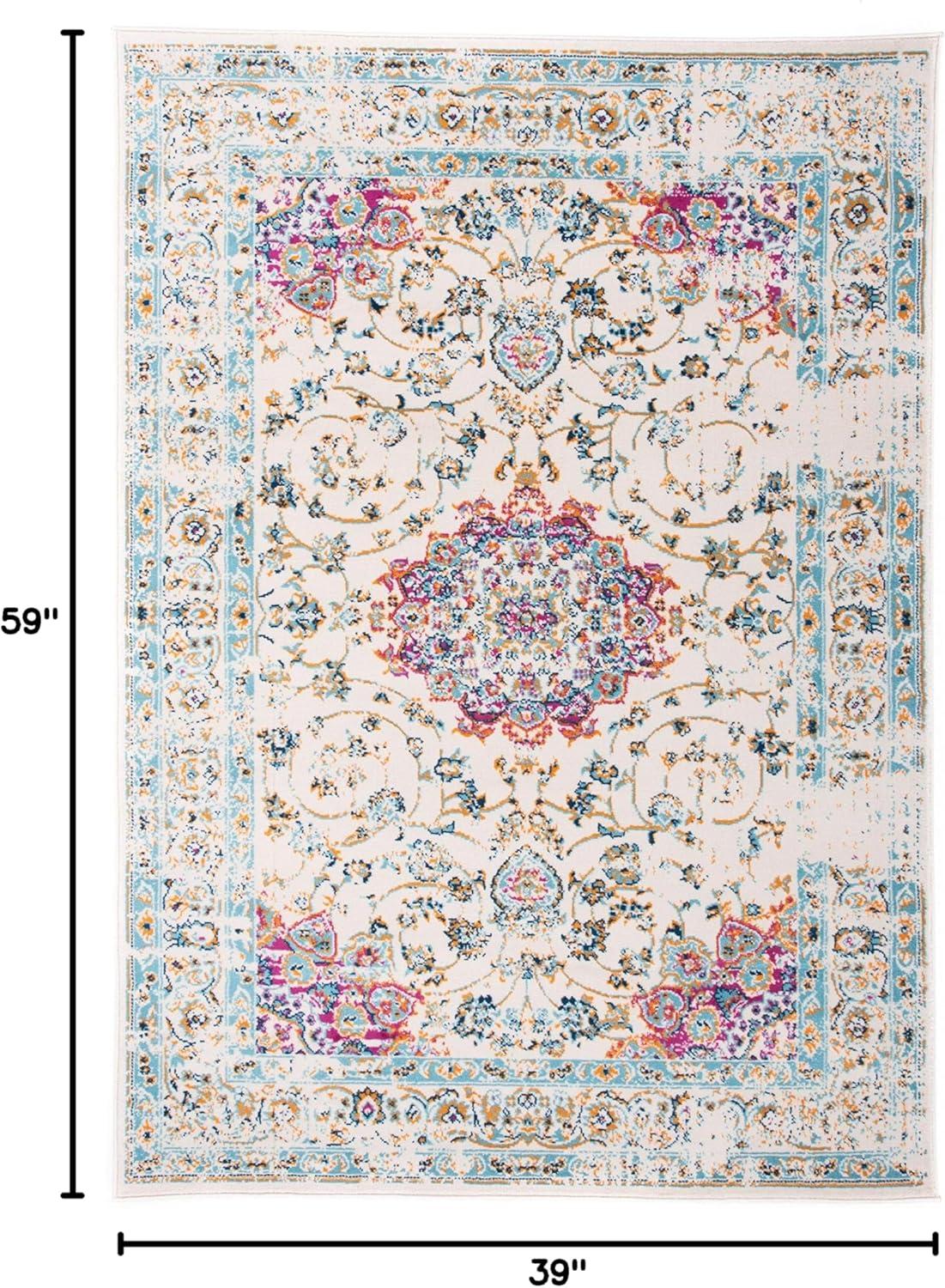 World Rug Gallery Traditional Distressed Oriental Area Rug