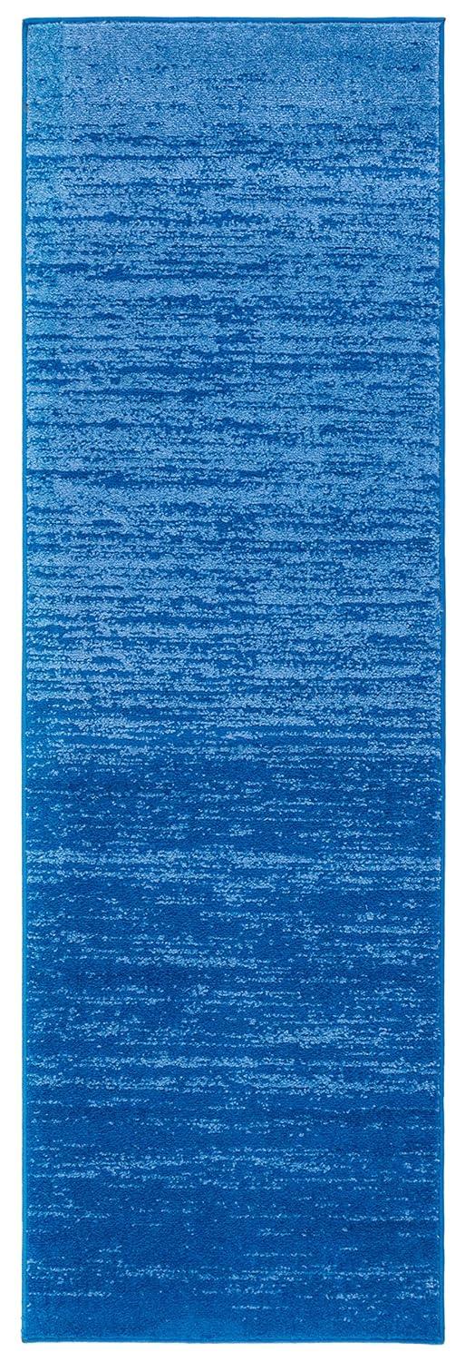 Adirondack ADR113 Machine Made Indoor Runner - Light Blue/Dark Blue - 2'-6"x12' - Safavieh