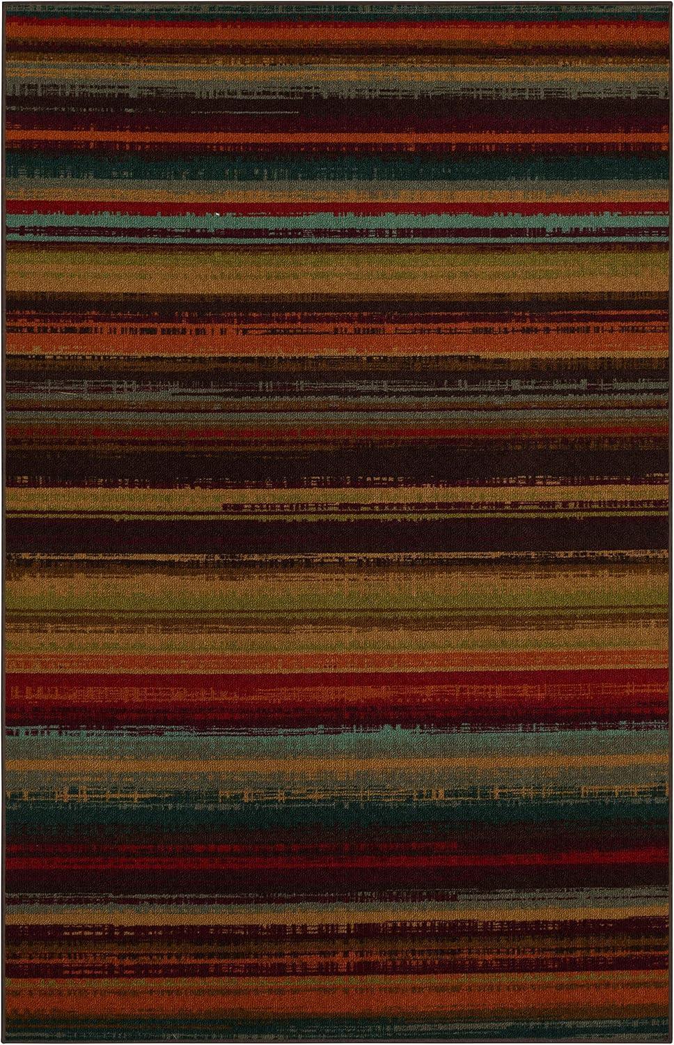 Mohawk Home Avenue Stripe Area Rug, Multi, 4'x6'