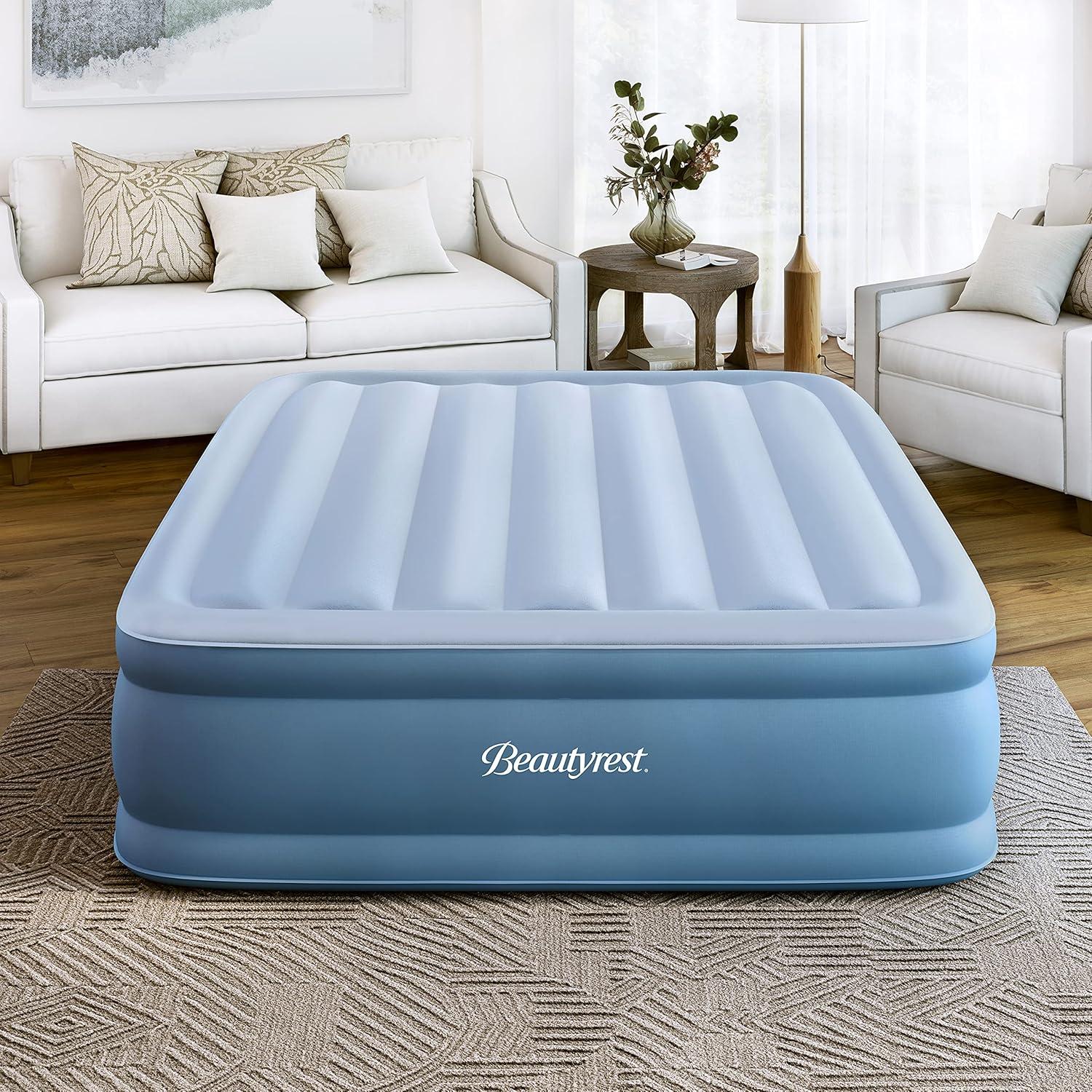 Beautyrest Sensa-Rest 18" Queen Air Bed Mattress with Built-in Pump and Edge Support