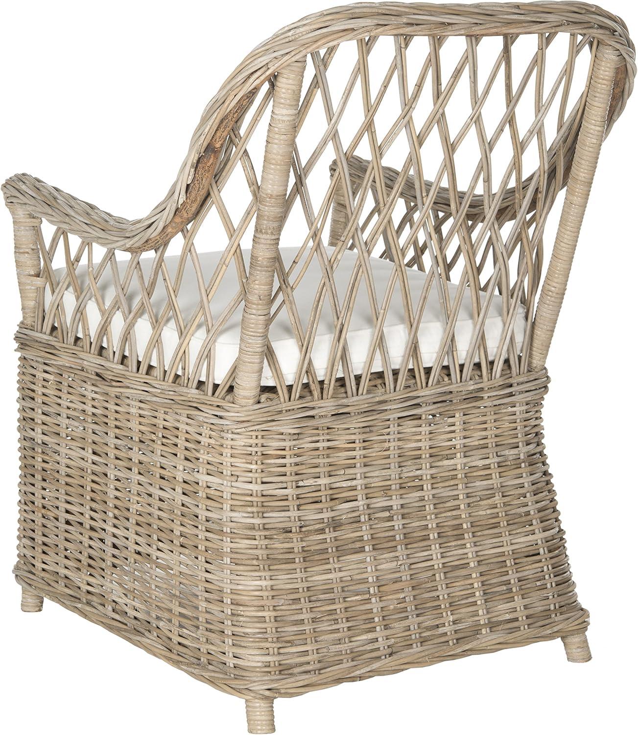 SAFAVIEH Maluku Rattan Arm Chair Natural