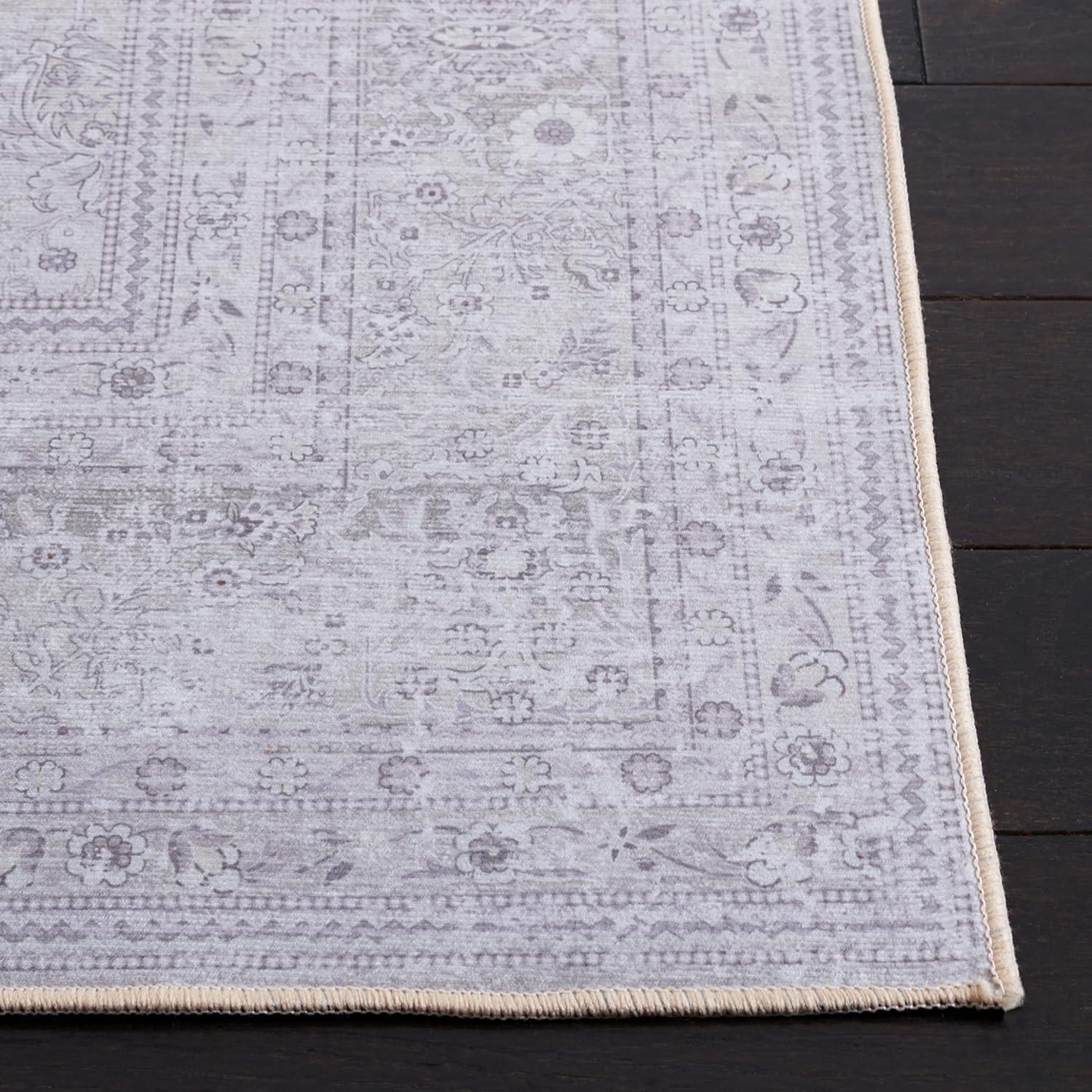 Ivory Elegance 5' x 8' Rectangular Synthetic Area Rug