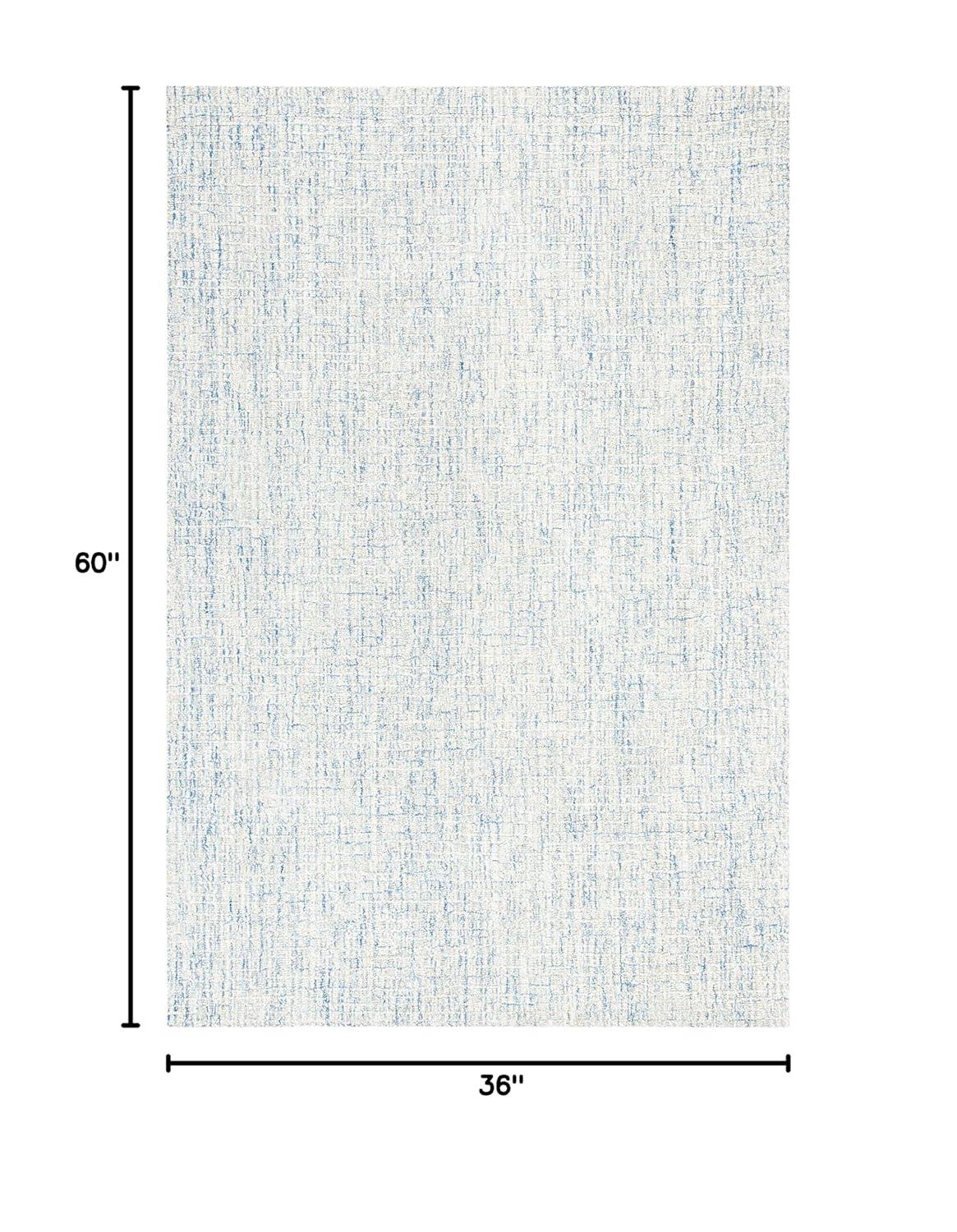 Abstract ABT471 Handmade Indoor Accent Rug - Ivory/Blue - 3'x5' - Safavieh